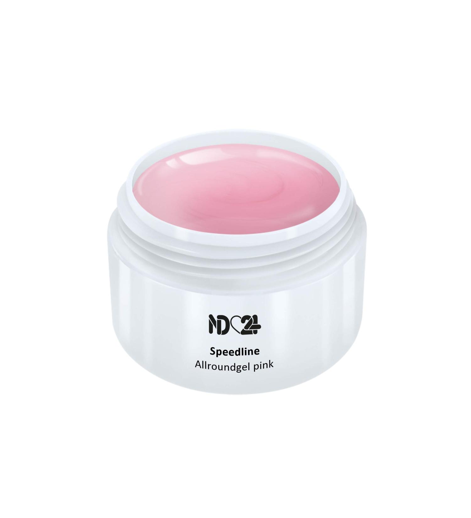 Speedline Allroundgel Pink 1-Phase 3in1 Gel - Fast-Curing LED/UV - Made in Germany - 15ml - Shop Now for International Shipping! - Buy Online on GoSupps.com