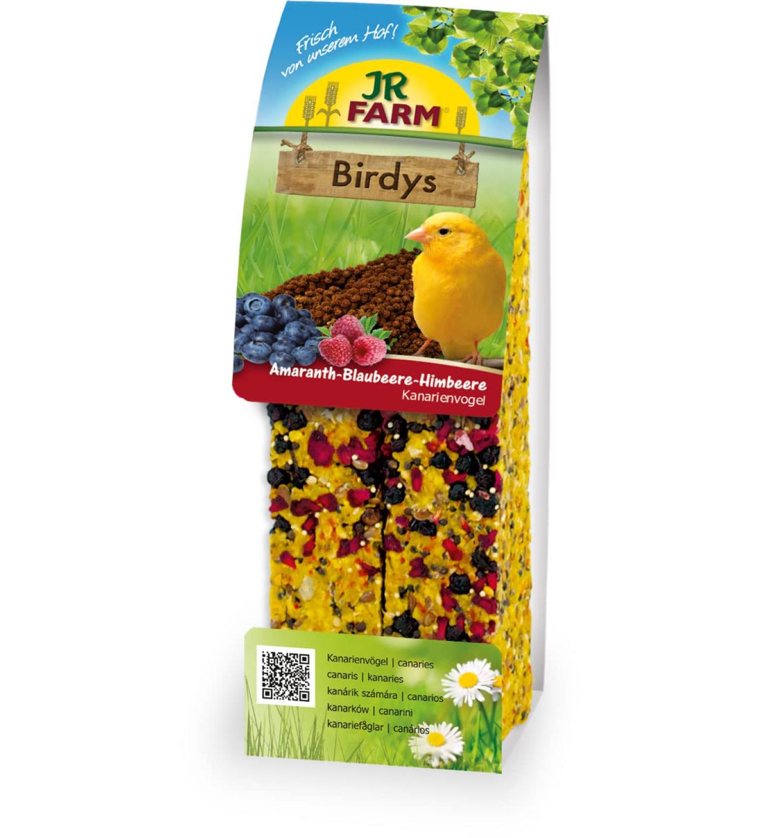 JR FARM Birdys Kan Amaranth-Blueberry-Raspberry 130 g