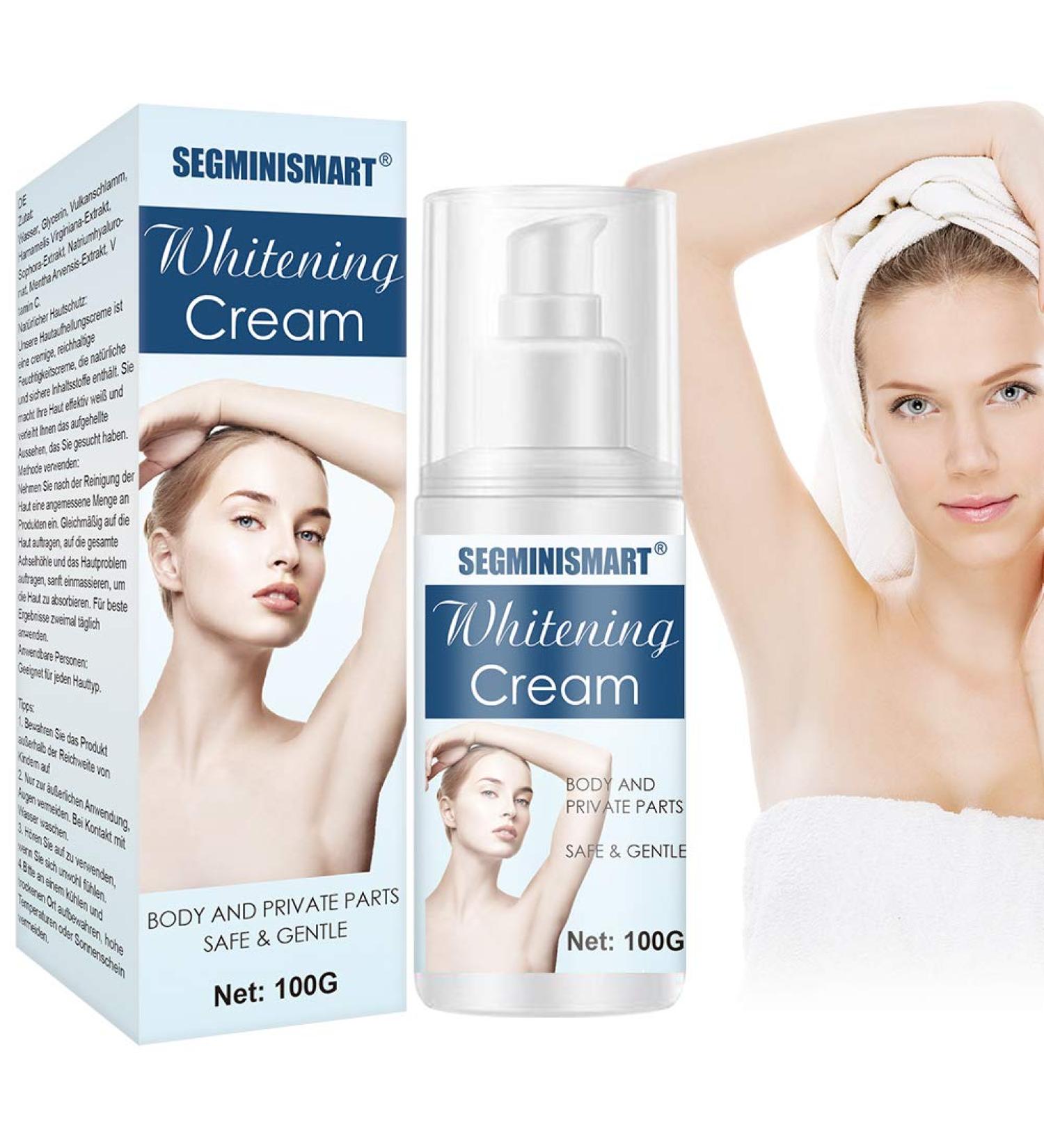 Whitening Cream for Neck Elbows & Inner Thighs - Brightening & Repair - 1 Pack - Buy Online on GoSupps.com