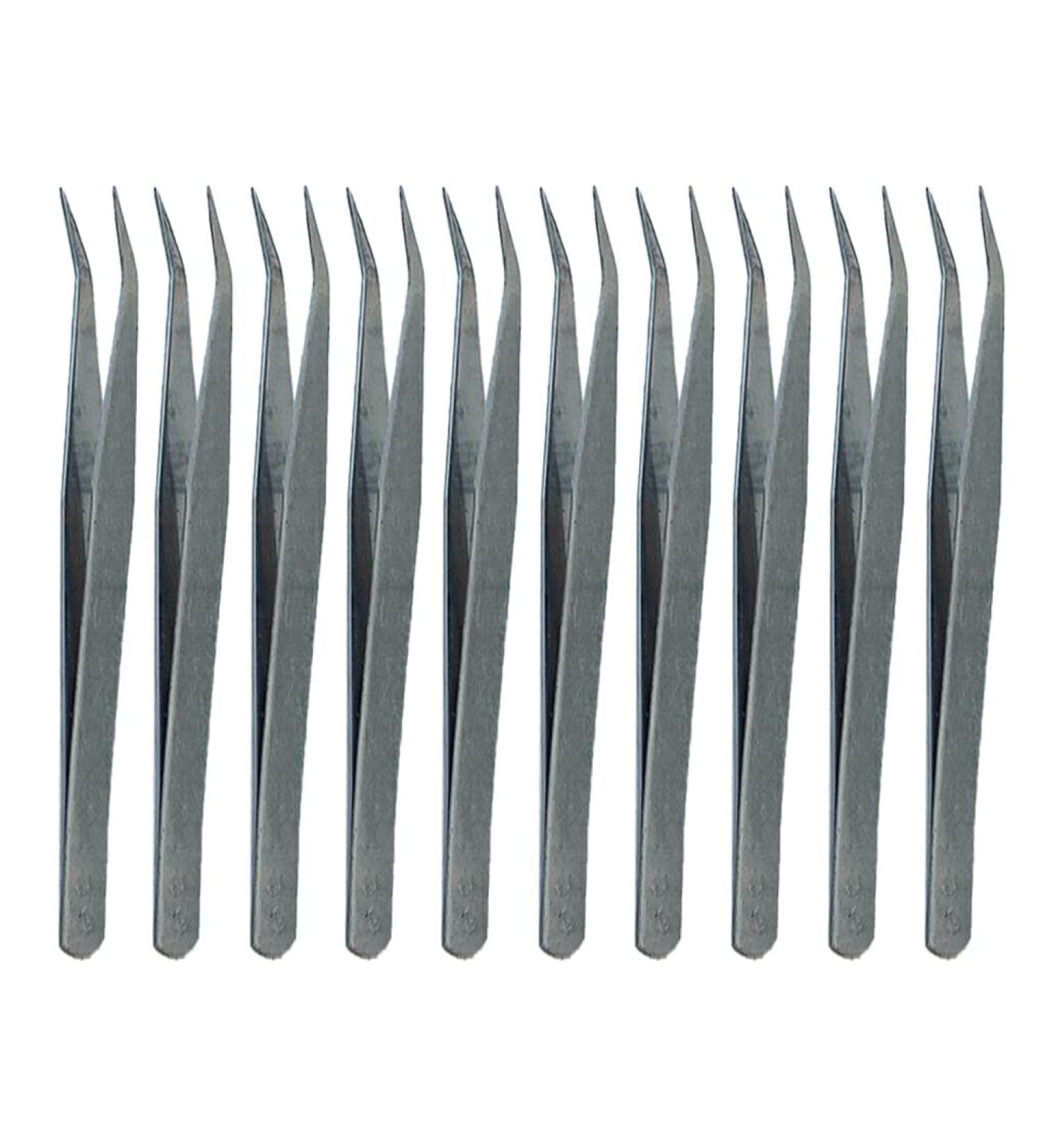 AUklOPVZZ 10 Pieces Tweezers Professional Jewelry Tools Precision Stainless Steel Handmade Tools Repair Accessories for Crafts - Buy Online on GoSupps.com