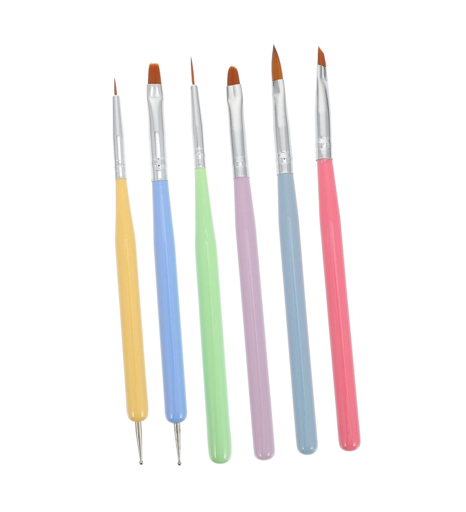 Housoutil 1 Set Nail Pen Gel Nail Brush Nail Supplies Kit Nail Painting Brushes Kit De U as De Gel Nails Supplies Builder Brush Nail Kits Nail Dotting Tool Kit Manicure Lotus Wood Nail Set 16X0.8X0.8CM Assorted Color 1 - Buy Online on GoSupps.com