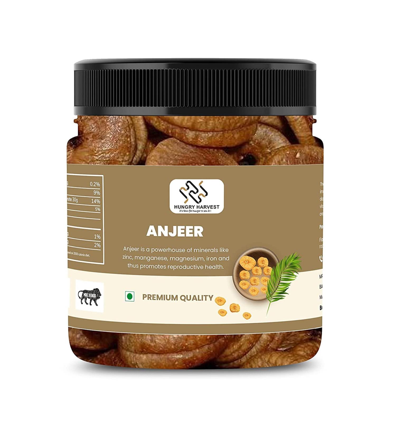 Hungry Harvest Afghani Anjeer - 250g | Dried Figs_Packing May Vary - Buy Online on GoSupps.com