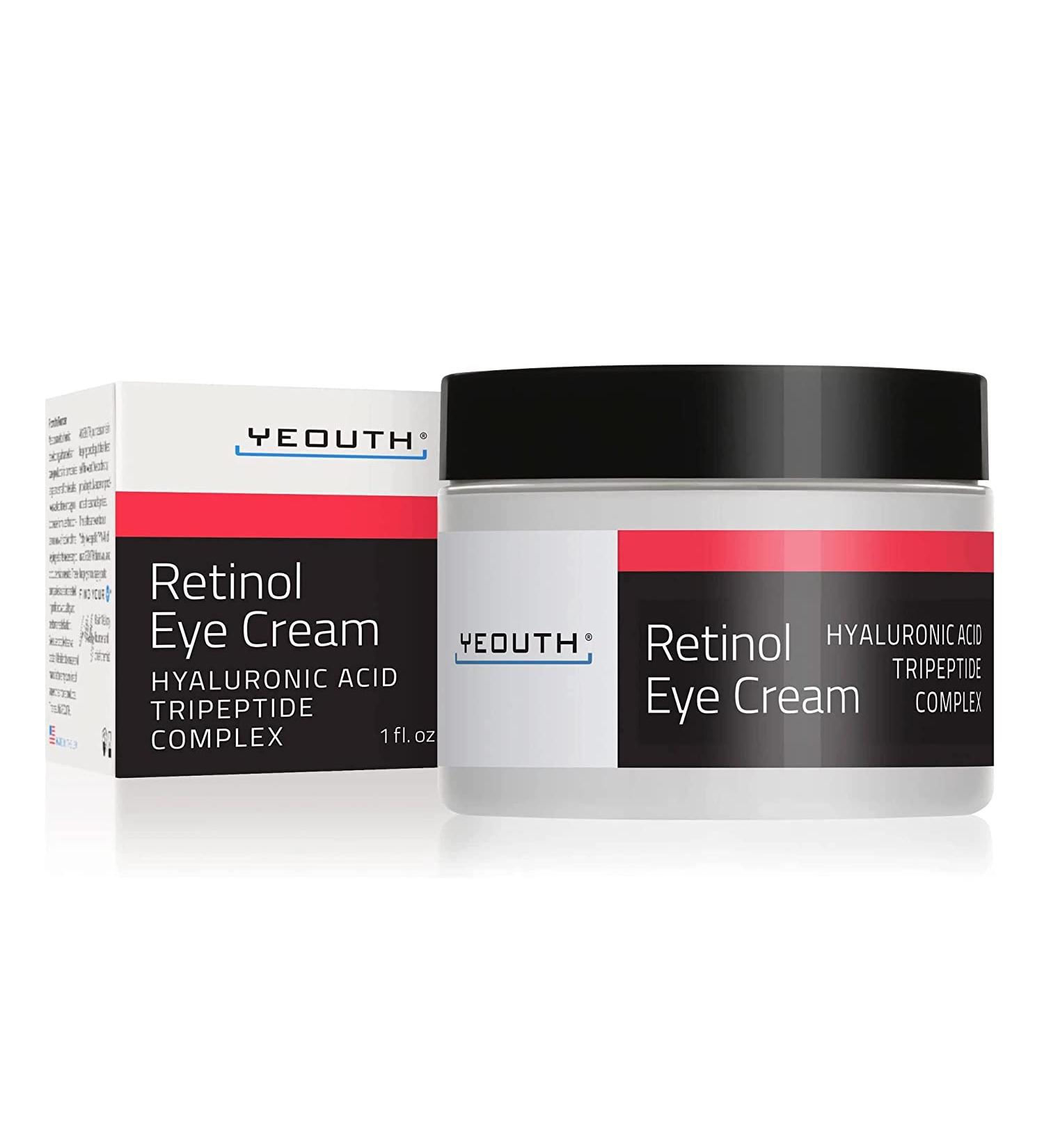Yeouth Retinol 2.5% Eye Cream - Anti-Aging Formula for Bright & Youthful Skin (1 fl oz) - Buy Online on GoSupps.com