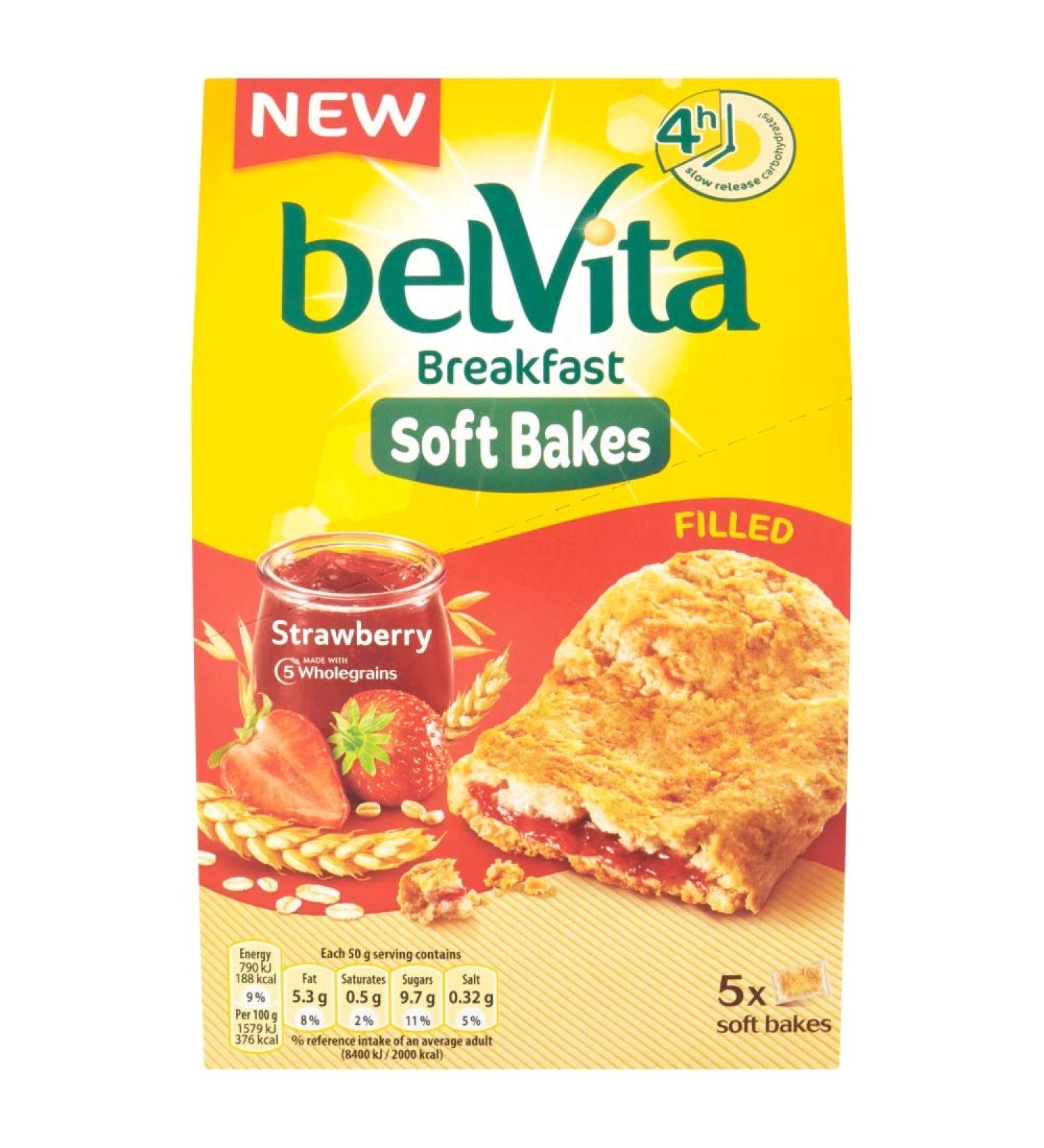 Belvita Soft Filled Strawberry 5 x 40g