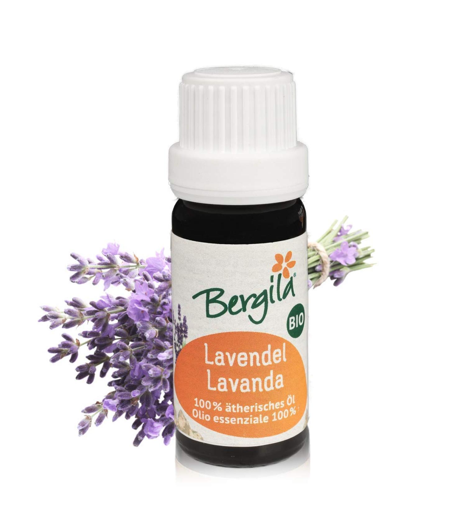 Buy Organic Lavender Essential Oil 10ml - 100% Natural & Certified Quality from South Tyrol - Bergila Lavender (Lavandula Hybrida Super) - Buy Online on GoSupps.com