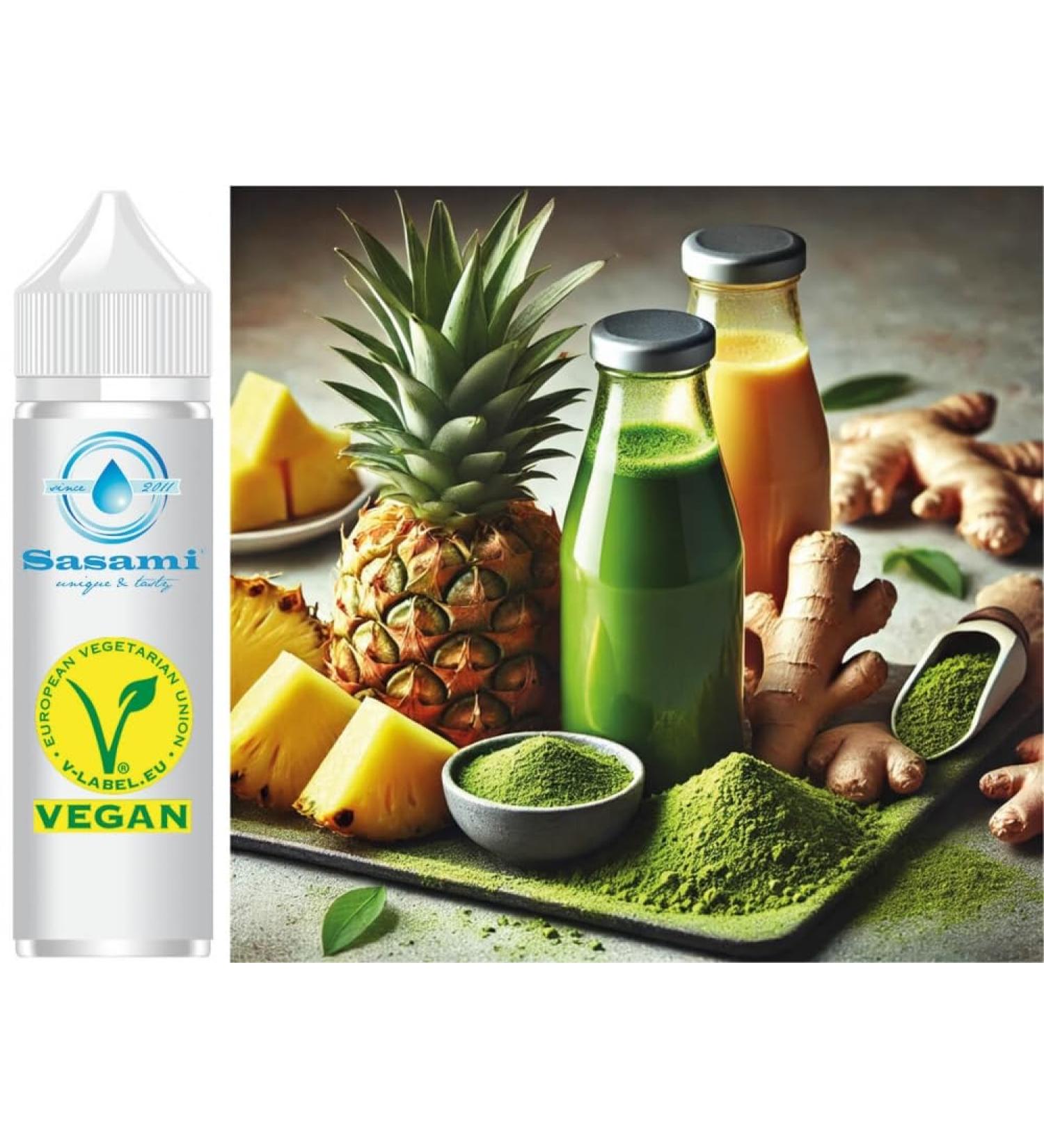 Zen Pineapple Flavor Concentrate - Pineapple & Ginger - Vegan - Sasami - 10ml