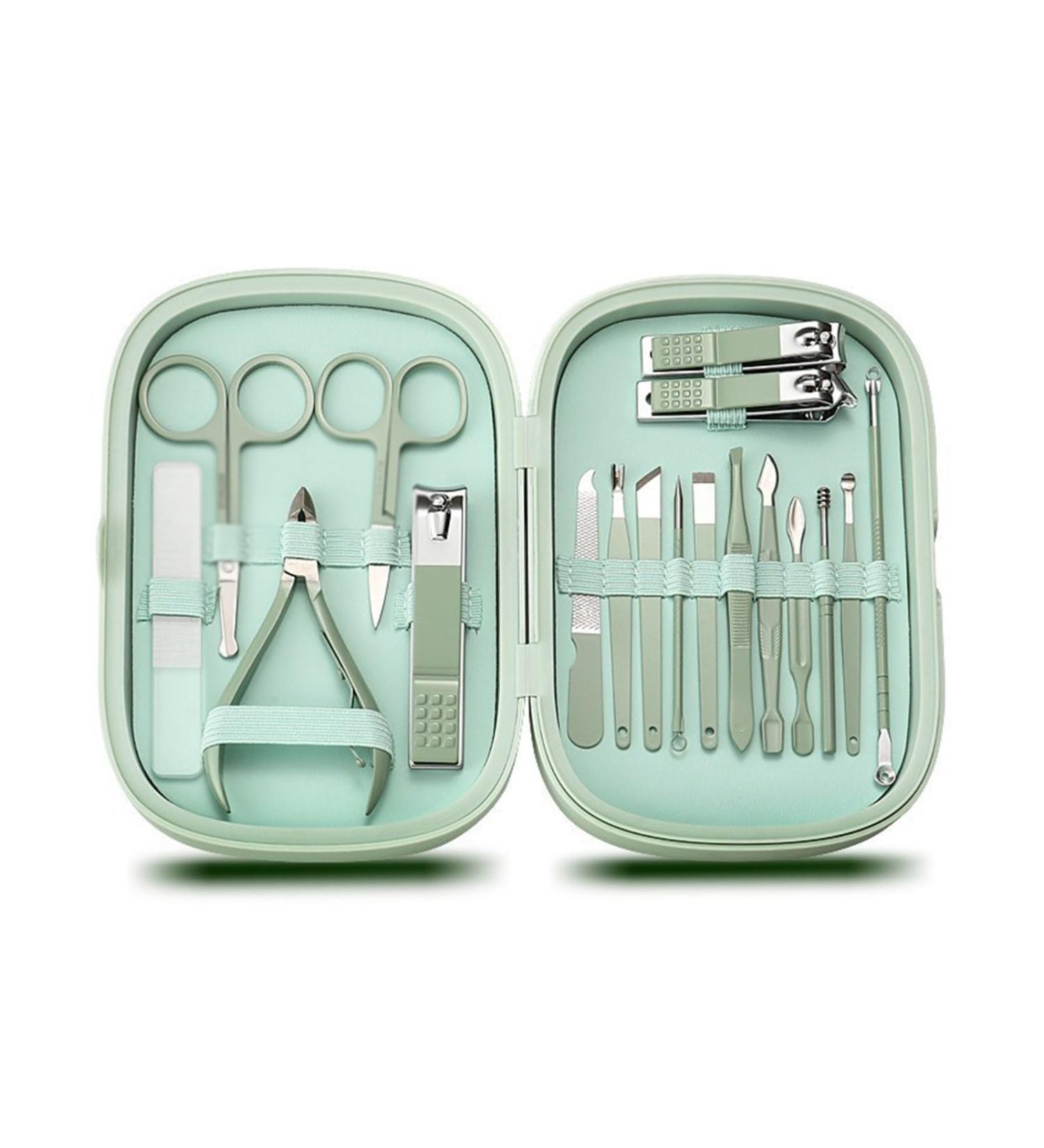 ZSLBMD Diagonal Nail Clippers Pedicure Nail Clippers Complete Nail Clipper Set Value Care Kit(Vert) Light Grey Vert - Buy Online on GoSupps.com