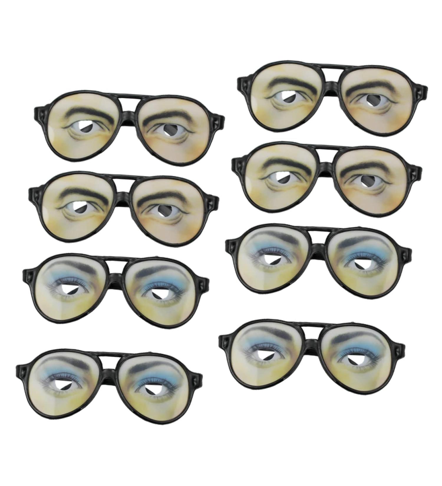 Gadpiparty 8 STK Eye Party Glasses | Funny Sunglasses for Kids & Adults | Perfect Gift for Parties & Events - Buy Online on GoSupps.com