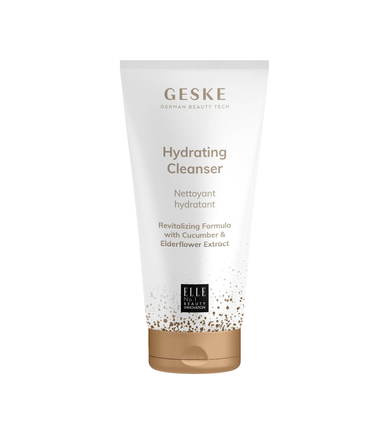GESKE Hydrating Cleanser | Cucumber & Elderberry Extract Vitamin E & Provitamin B5 | For Perfecting & Brightening Impure Skin | Daily Use | All Skin Types | Youthful Glow | Vegan Formula