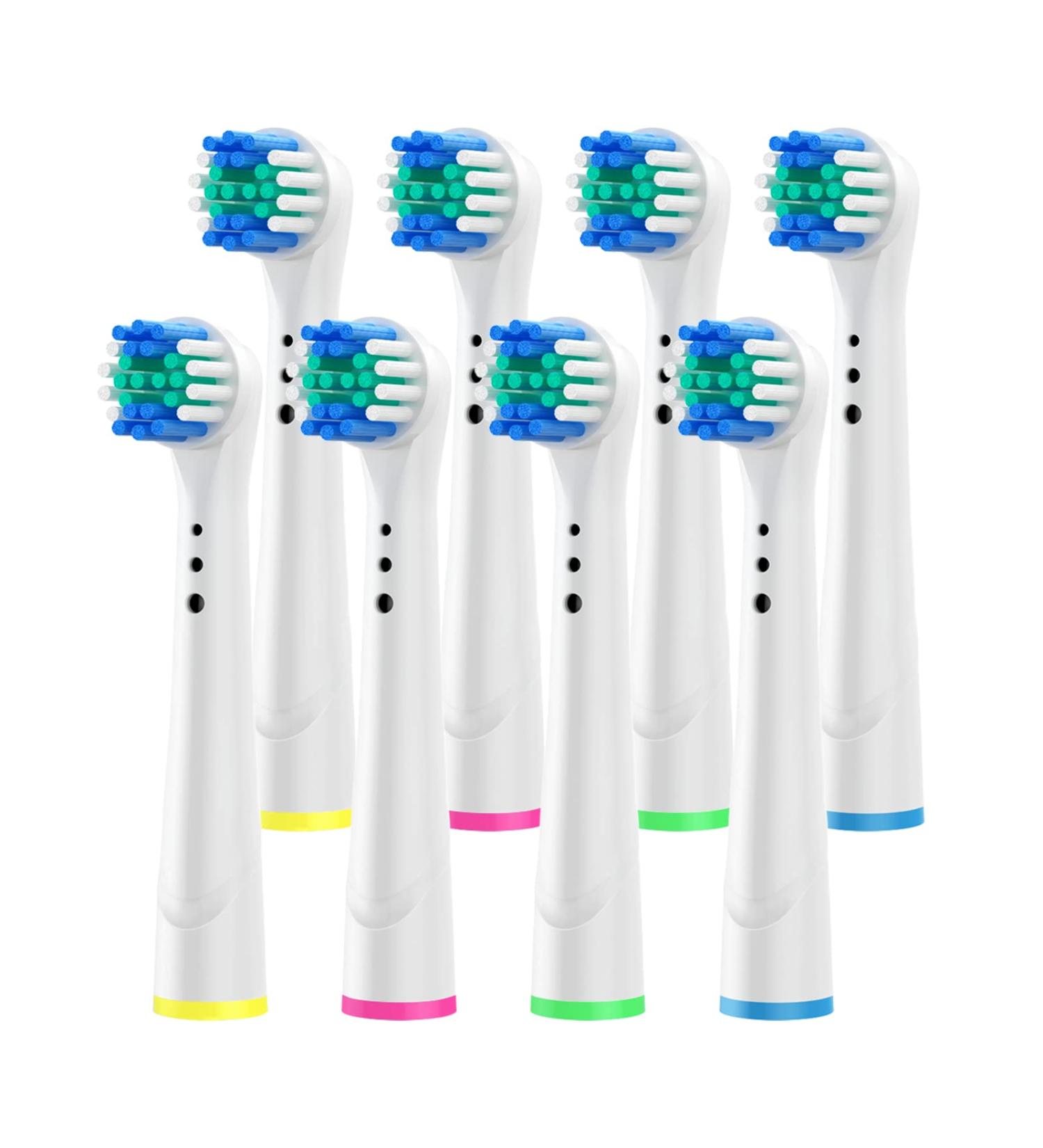 Oral B 8 Pack Electric Toothbrush Replacement Heads - Soft Dupont Bristles for Gum Health - 8 Pack - Buy Online on GoSupps.com