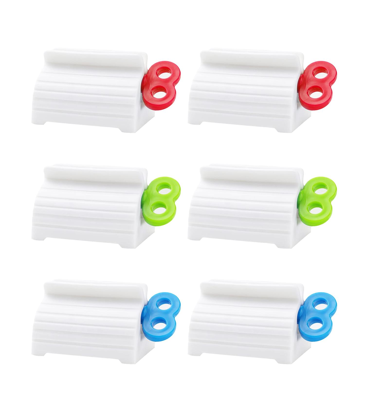 MoHern Toothpaste Squeezer 6 Pcs Multi-Purpose Tube Dispenser & Holder Stand - Buy Online on GoSupps.com