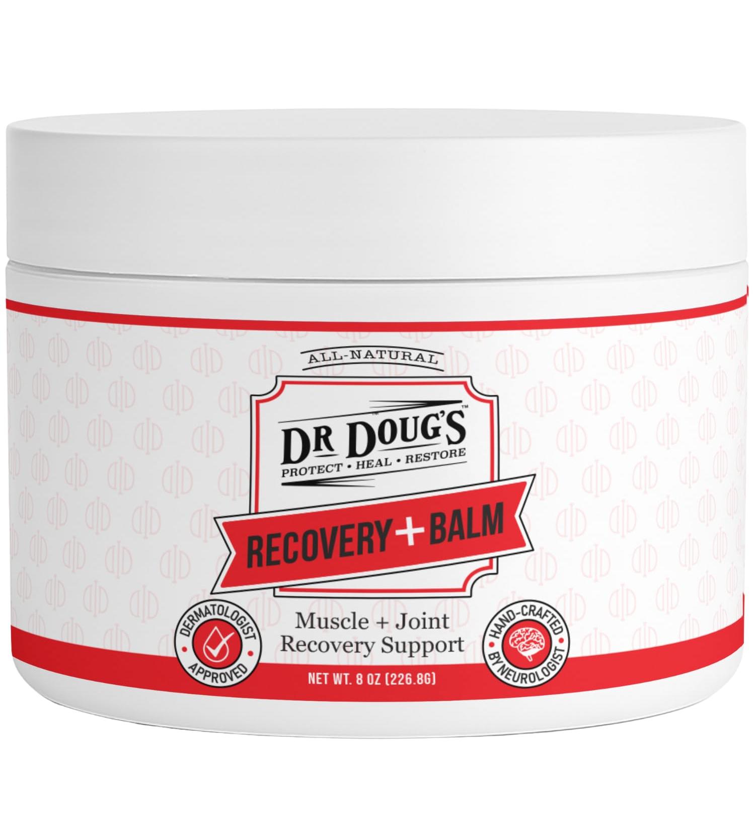 Dr. Doug's Recovery Balm Organic Arnica & Magnesium Topical Rub Soothing Support Lotion for Active Muscles Joints & Skin Dermatologist Approved Handmade in USA (8 Ounce (Pack of 1)) - Buy Online on GoSupps.com