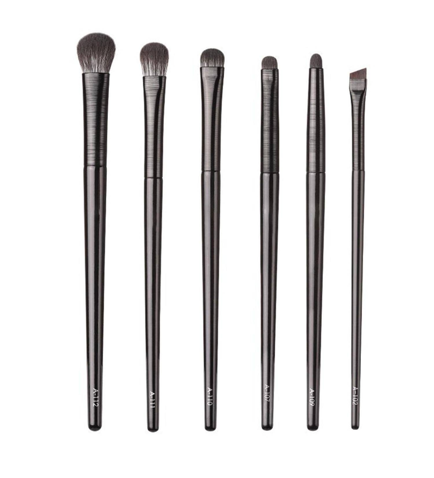 Soft Hair 6pcs Eye Shadow Brush Kit Strong Powder Grasping Detail Makeup Brushes for Eyes Easy to Use and Clean Suitable for Creating Attractive Eye Makeup - Buy Online on GoSupps.com