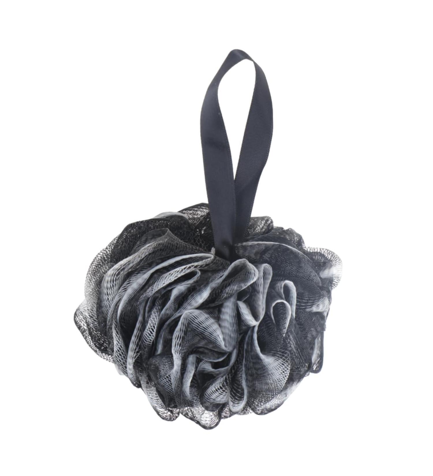 Shop Healeved 2pcs Mesh Pouf Bath Loofahs - Charcoal Body Scrubber for Shower | Large Bath Balls for Home & Dropshipping - Buy Online on GoSupps.com