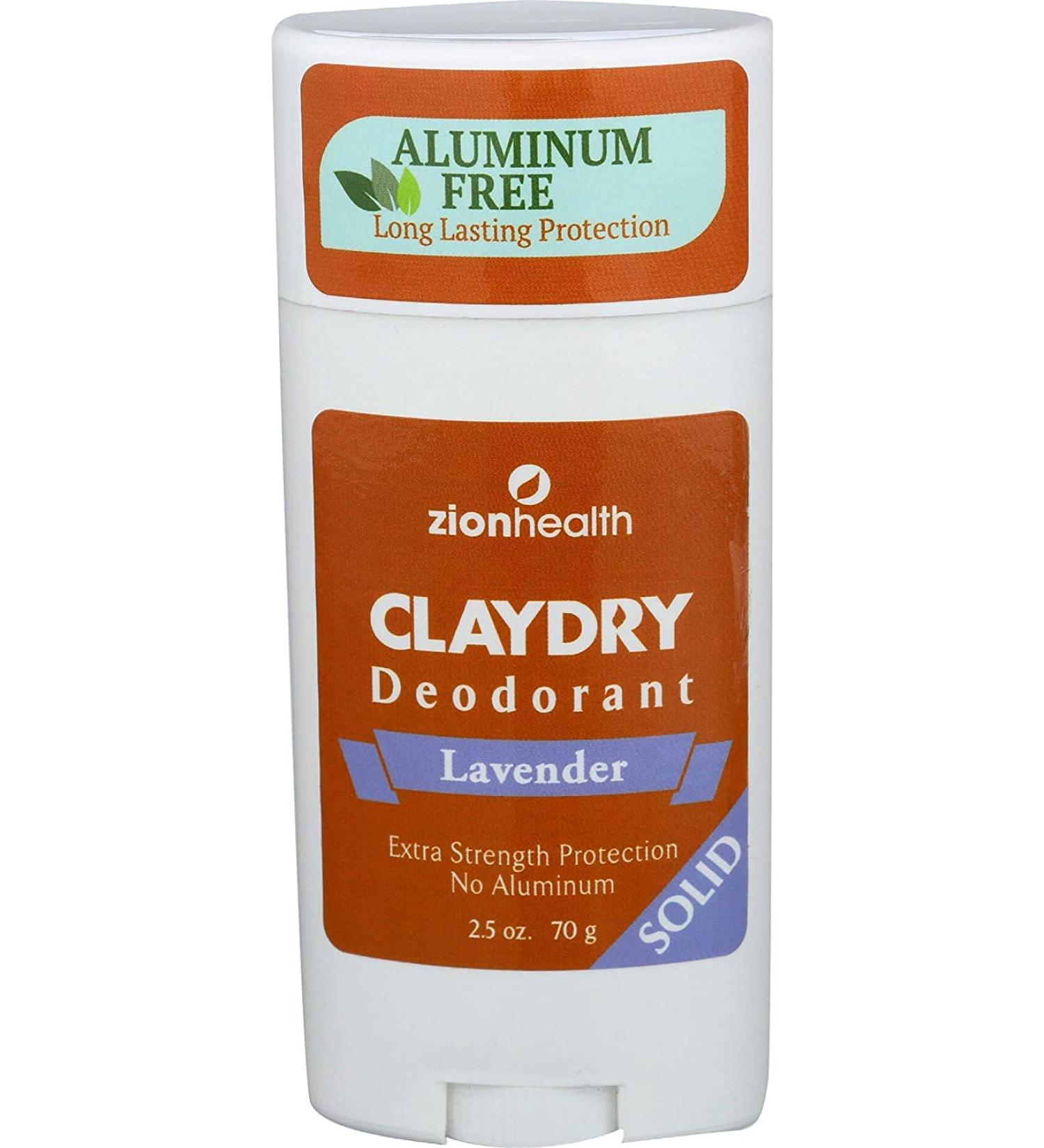 Zion Health Adama Minerals Clay Deodorant Lavender - 2.5 oz