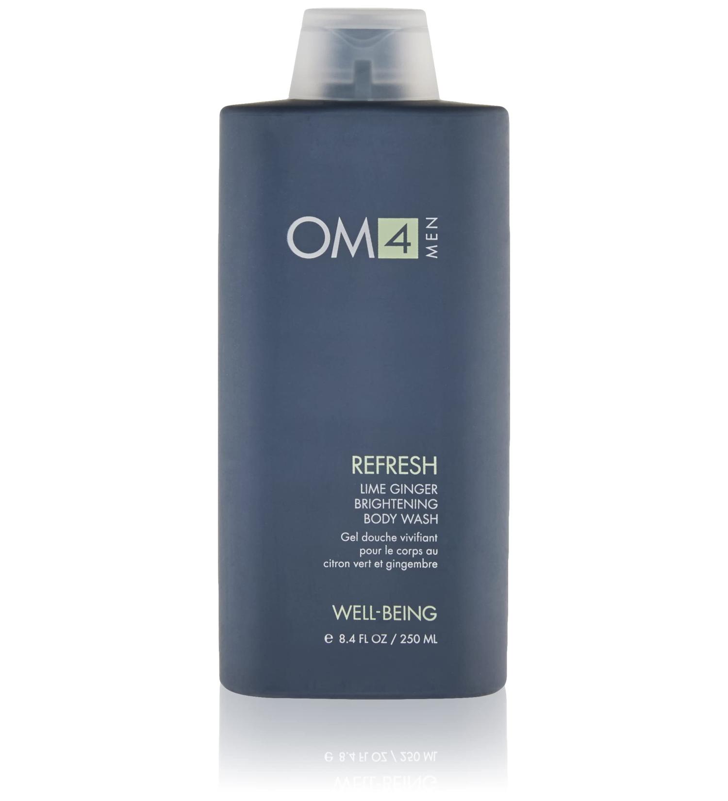 OM4 Refresh Lime Ginger Brightening Body Wash - Men's Bodycare with Vitamin C for Nourishing Cleanse - International Shipping Available - Buy Online on GoSupps.com