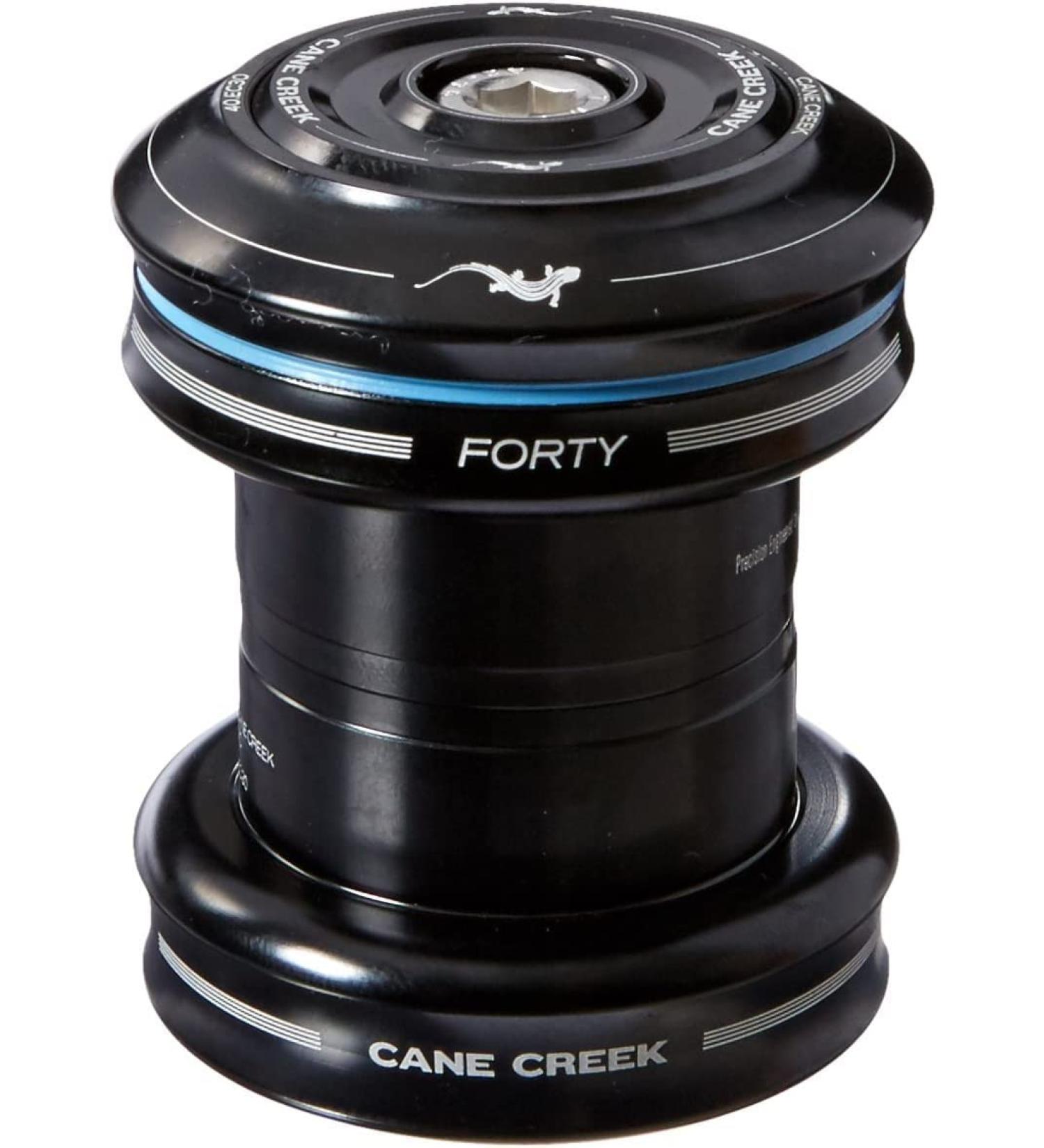 Cane Creek 40-Series External Cup Complete for 34mm Head-Tube (1-1/8-Inch Straight Steerer), Black