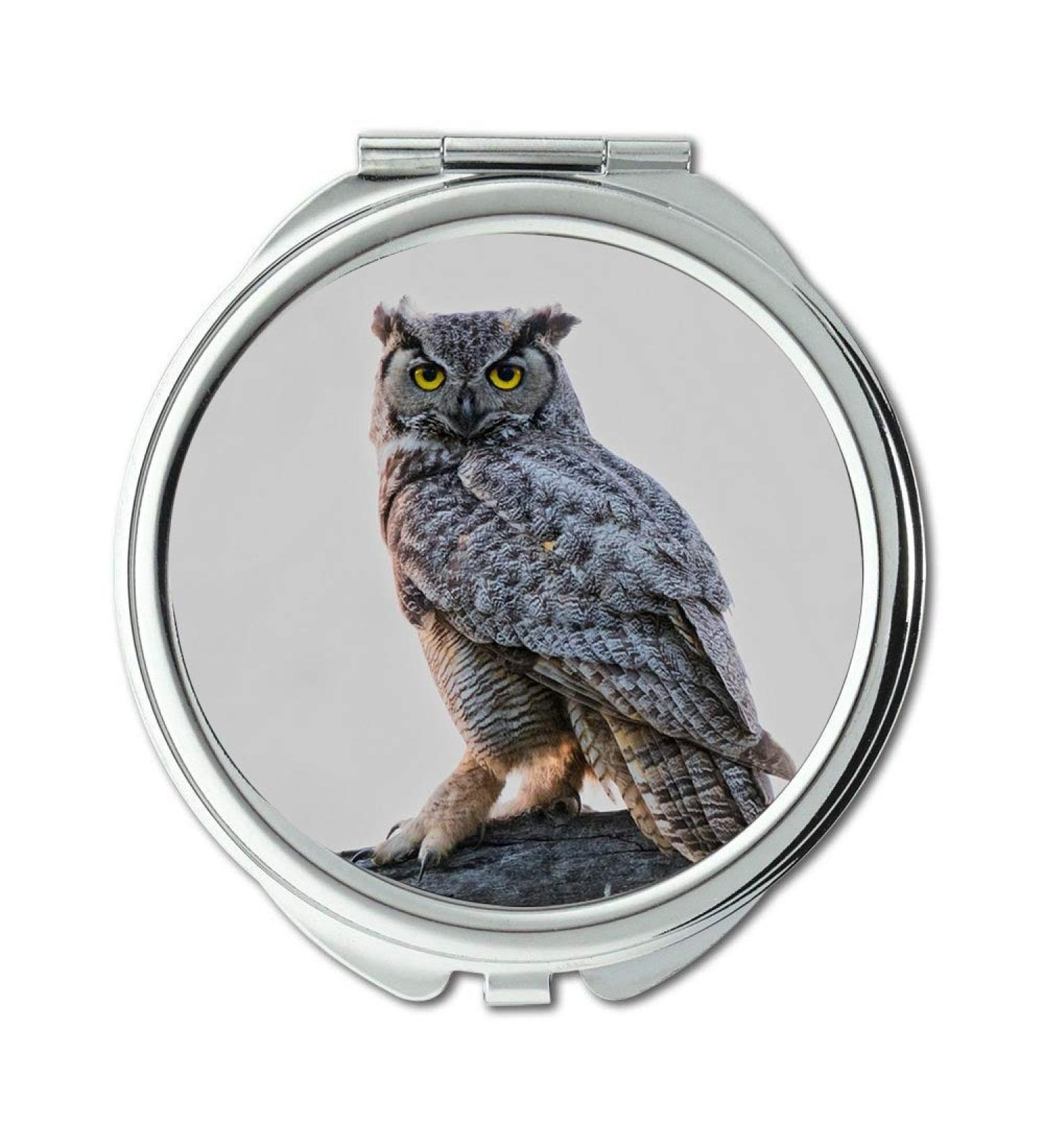 Mirror Compact Mirror owl theory EYE CONTACT awesome being able to photograph pocket mirror portable mirror - Buy Online on GoSupps.com