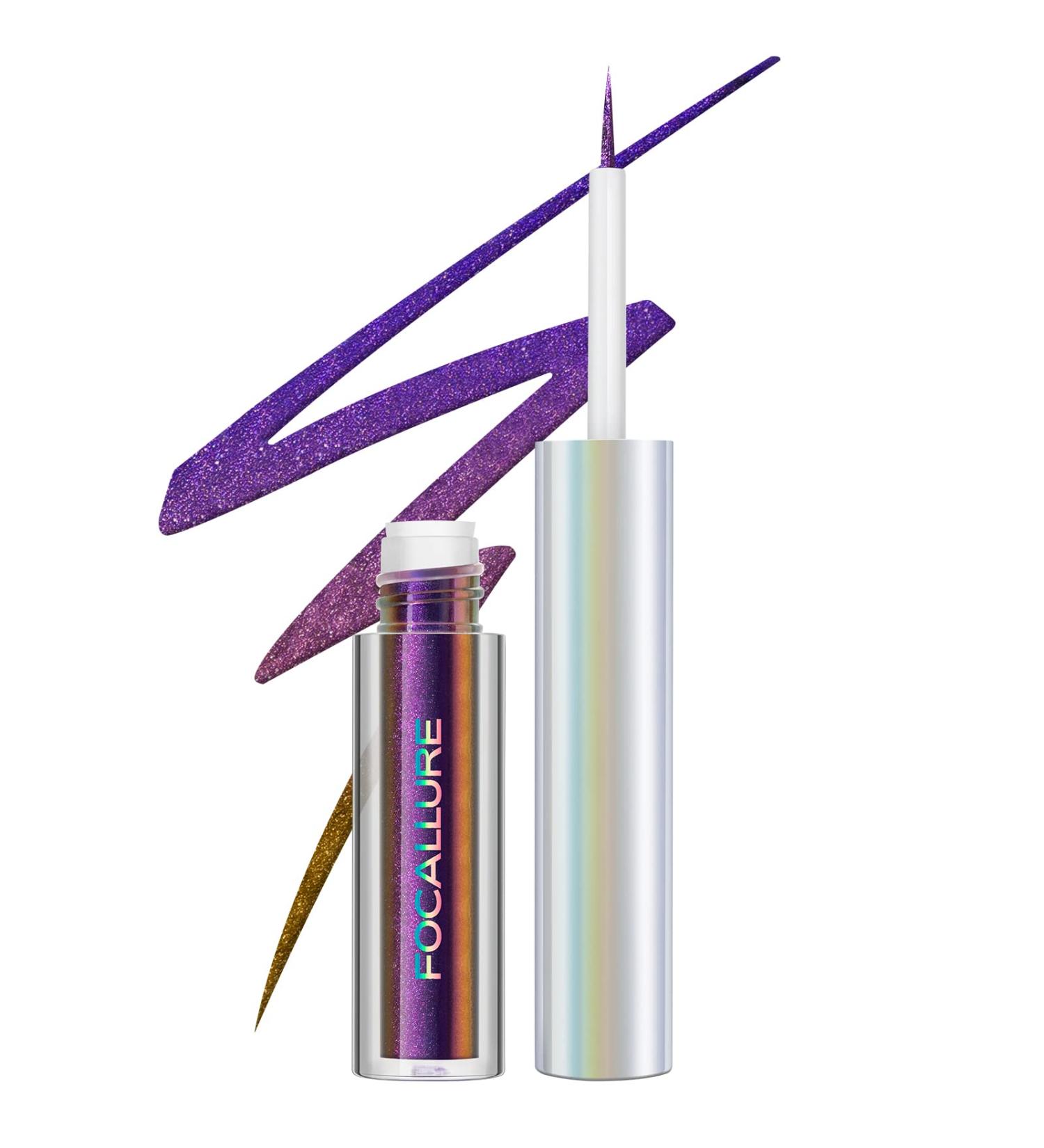 FOCALLURE Chameleon Liquid Eyeliner - Metal Love 01 | Intense Color Shifting Pen - Waterproof & Smudge-Proof - Buy Online on GoSupps.com
