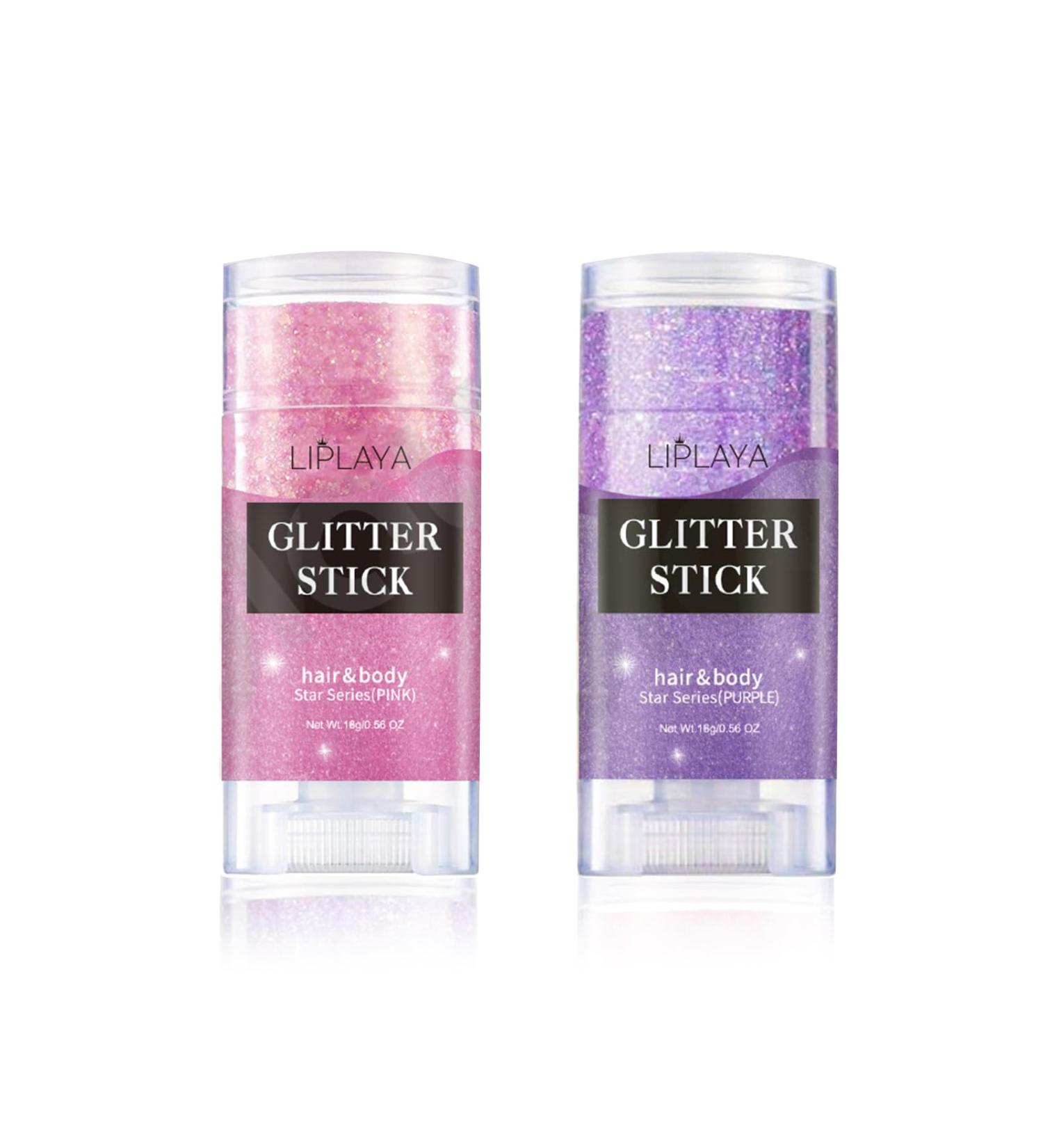 RoseFlower 2pcs Body Glitter Gel Glitter Gel Makeup for Face Hair Body Sparkling Glitter Gel Shimmer Liquid Eyeshadow Holographic Glitter Body Paint for Concerts Festival Rave Accessories - Buy Online on GoSupps.com