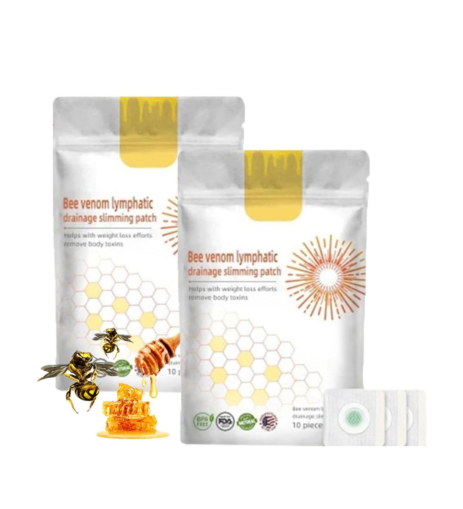 Goniome Bee Venom Slimming Patches Bee Venom Lymphatic Drainage Slimming Patches Bee Venom Lymphatic Drainage Patches Bee Venom Lymphatic Drainage & Slimming Patches (2 Box) - Buy Online on GoSupps.com
