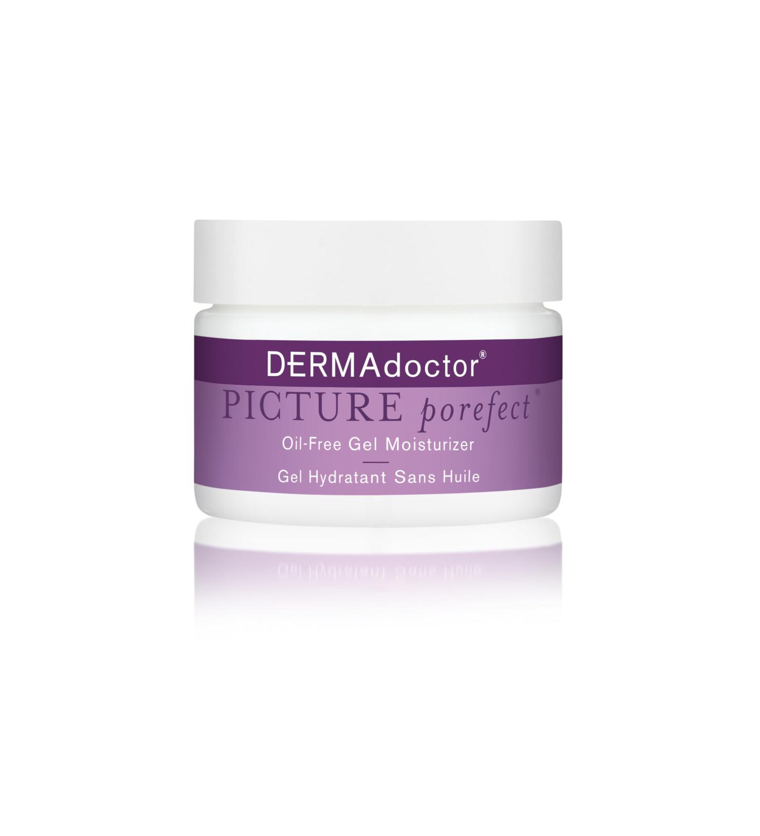 DERMAdoctor Picture Porefect Oil Free Facial Moisturizer | Pore Minimizer for Oily Skin | Zinc & Copper Peptides | Daily Lotion for Men & Women | 1.69 oz - Buy Online on GoSupps.com