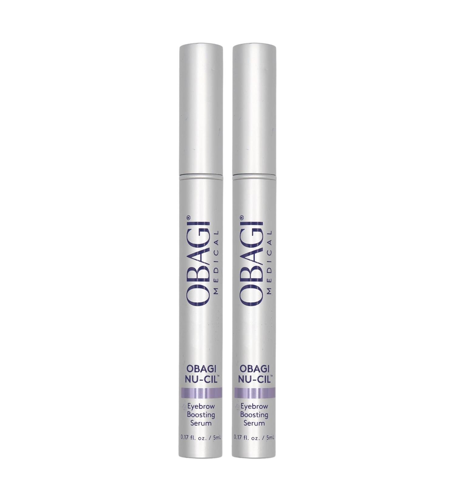 Obagi Nu-Cil Eyebrow Boosting Serum - Ultimate Eyebrow Growth Serum with Hyaluronic Acid - Dermatologist Approved for Thin Patchy & Over-Tweezed Eyebrows - Fast Absorbing - 6ml 2 Pack (6-Month supply) - Buy Online on GoSupps.com