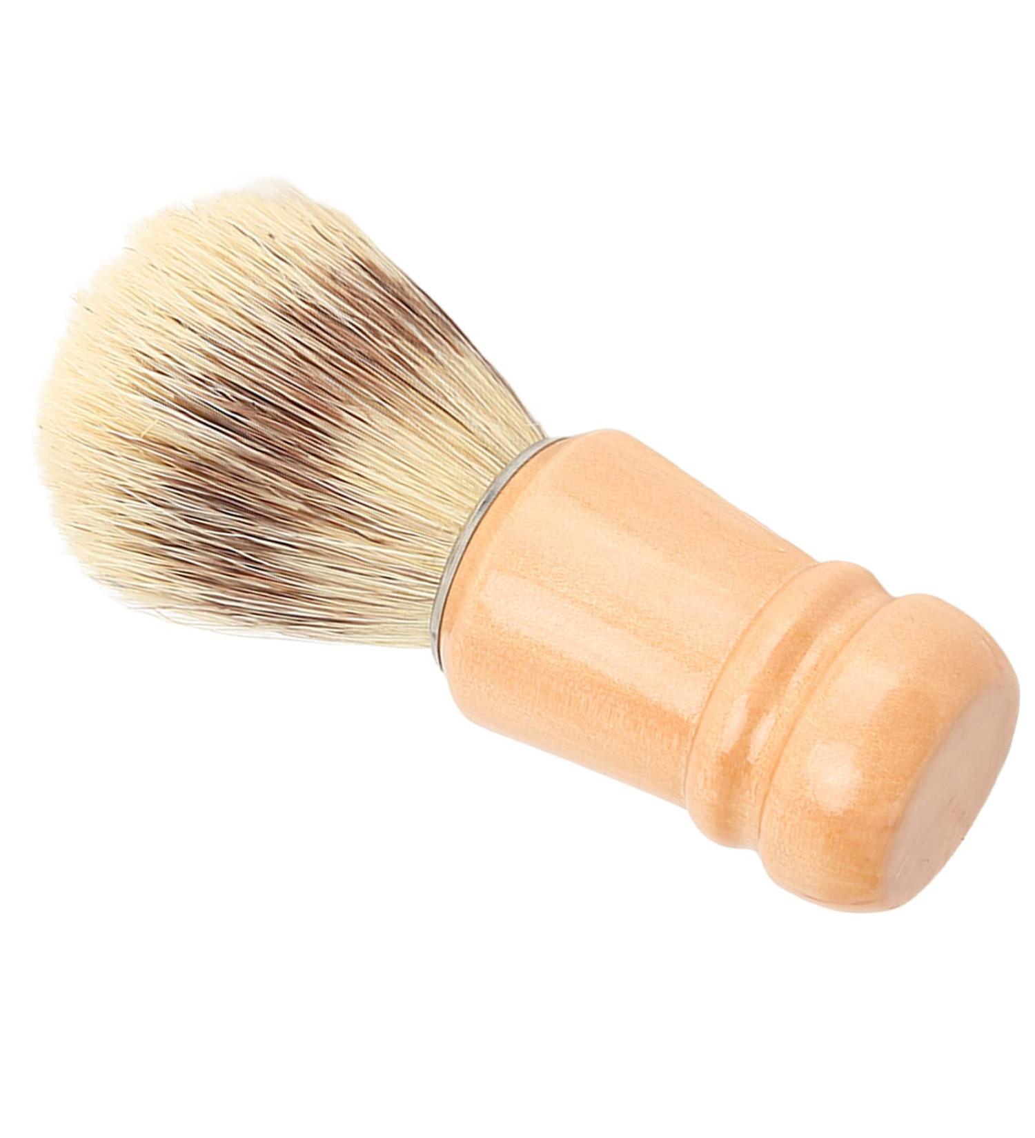 Buy Lightweight Wooden Handle Beard Shaving Brush - Soft Wet Shaving Brush for Salon & Home Use - International Shipping Available - Buy Online on GoSupps.com
