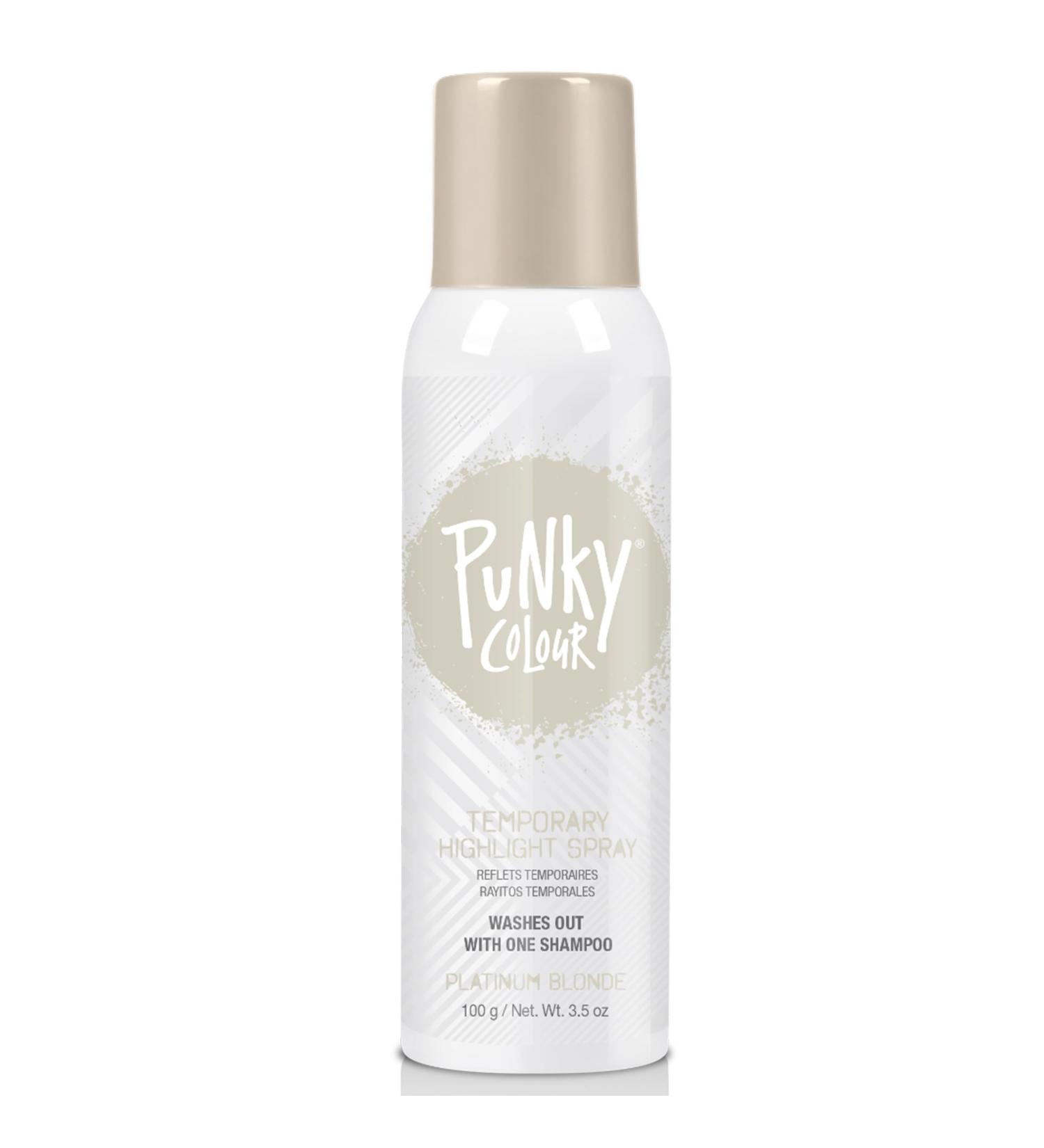 Punky Temporary Hair Highlight Spray Platinum Blonde 3.5 oz 1-Pack 3.5 Ounce (Pack of 1) Platinum Blonde - Buy Online on GoSupps.com