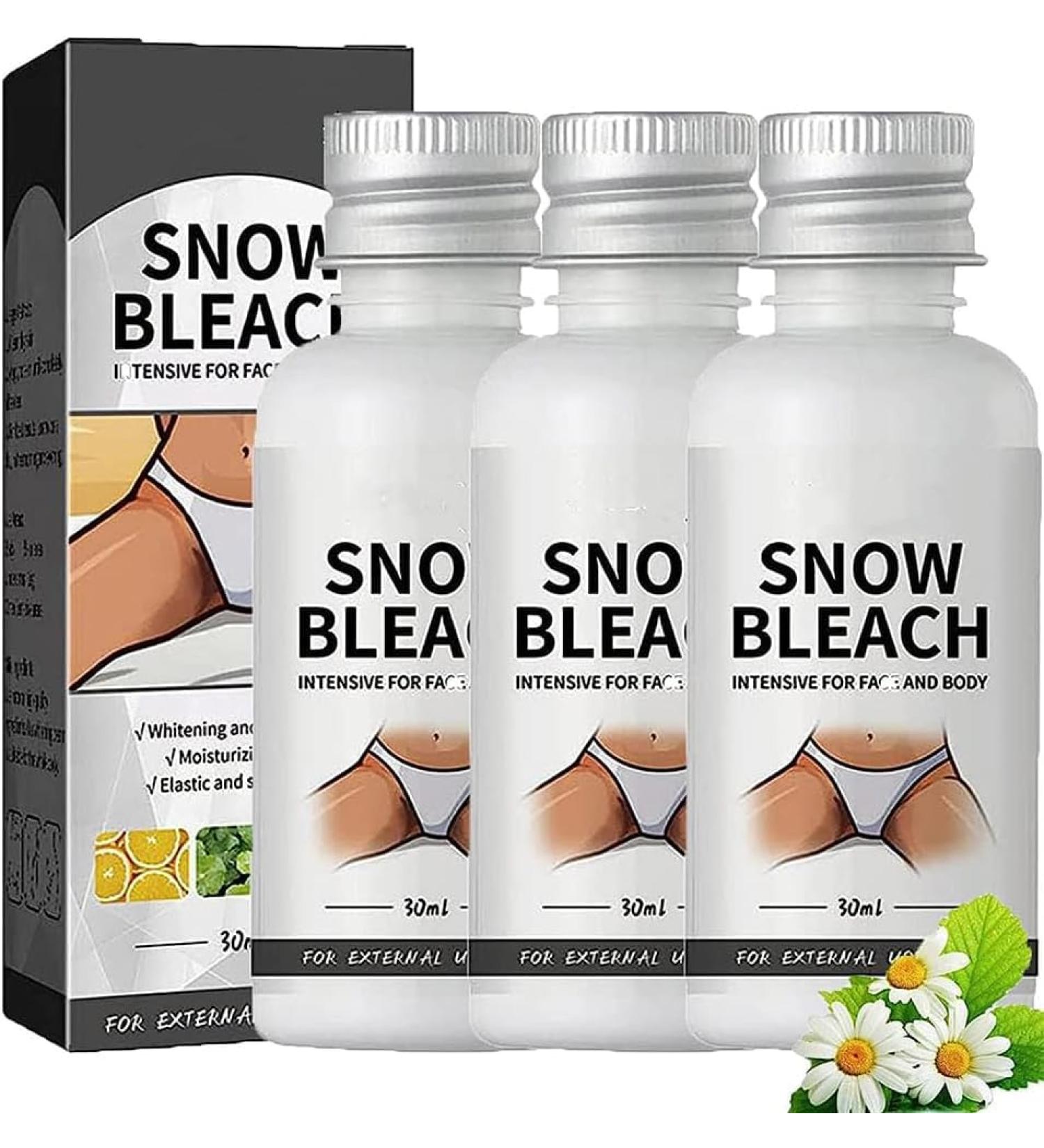 Kwiphiny Snow Bleach Cream Snow Bleach Cream for Private Part Intimate Areas Underarm Neck Knees Elbows Dark Skin Lightening Cream Dark Spot Remover Cream Skin Lightening Bleaching Cream 3PCS - Buy Online on GoSupps.com