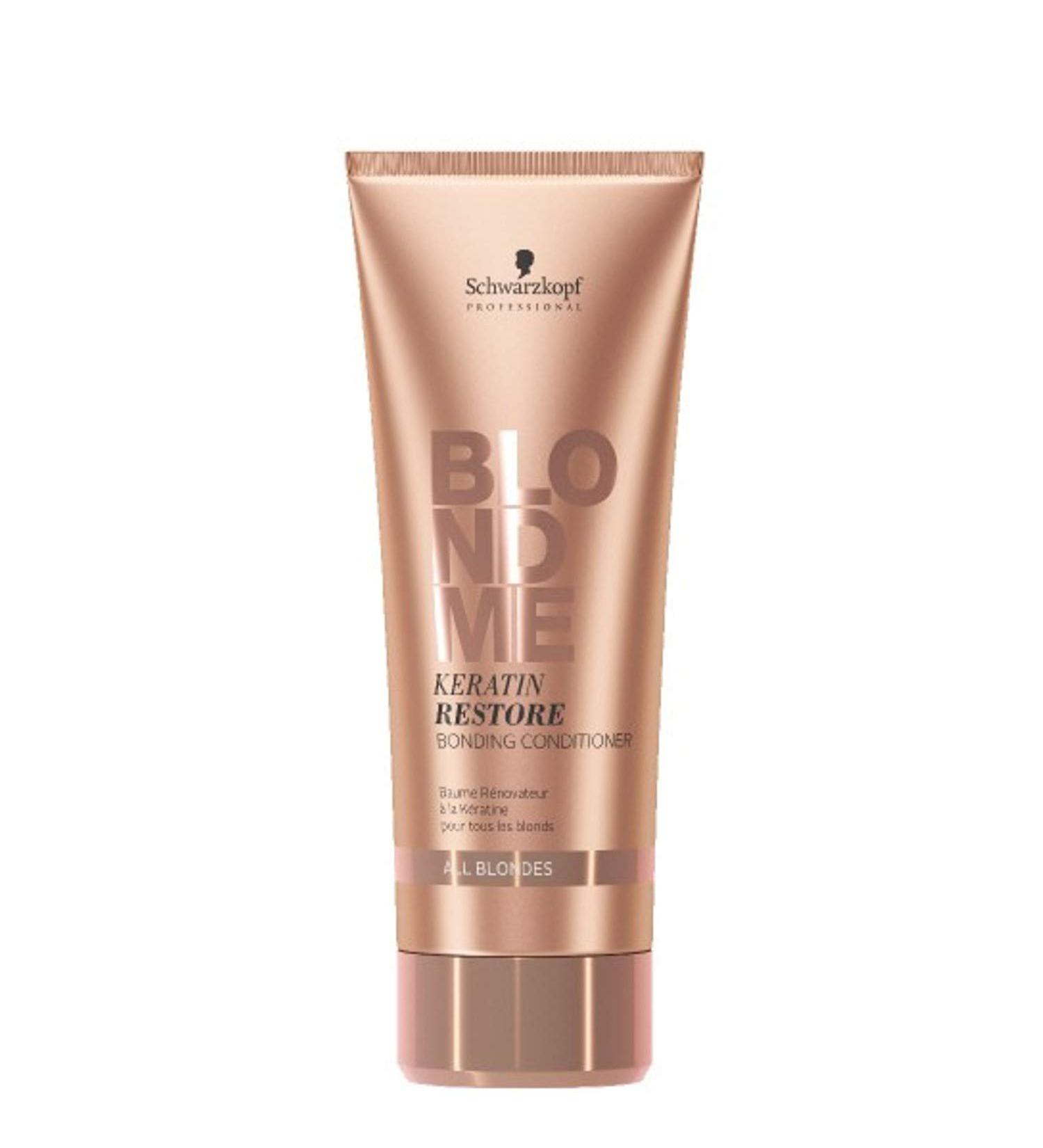 Schwarzkopf Professional BlondMe Keratin Restore Conditioner 200 ml - Nourishing Hair Care for Blondes - International Shipping Available - Buy Online on GoSupps.com