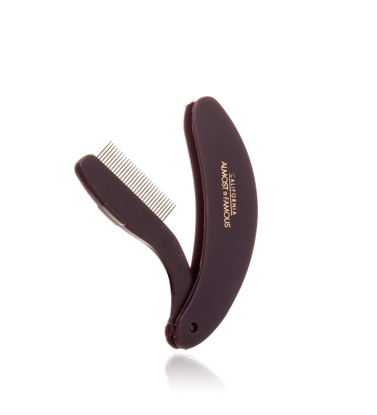 Almost Famous Foldable Eyelash Comb - Mini Eyelashes Separator Curler (Purple) - Buy Online on GoSupps.com