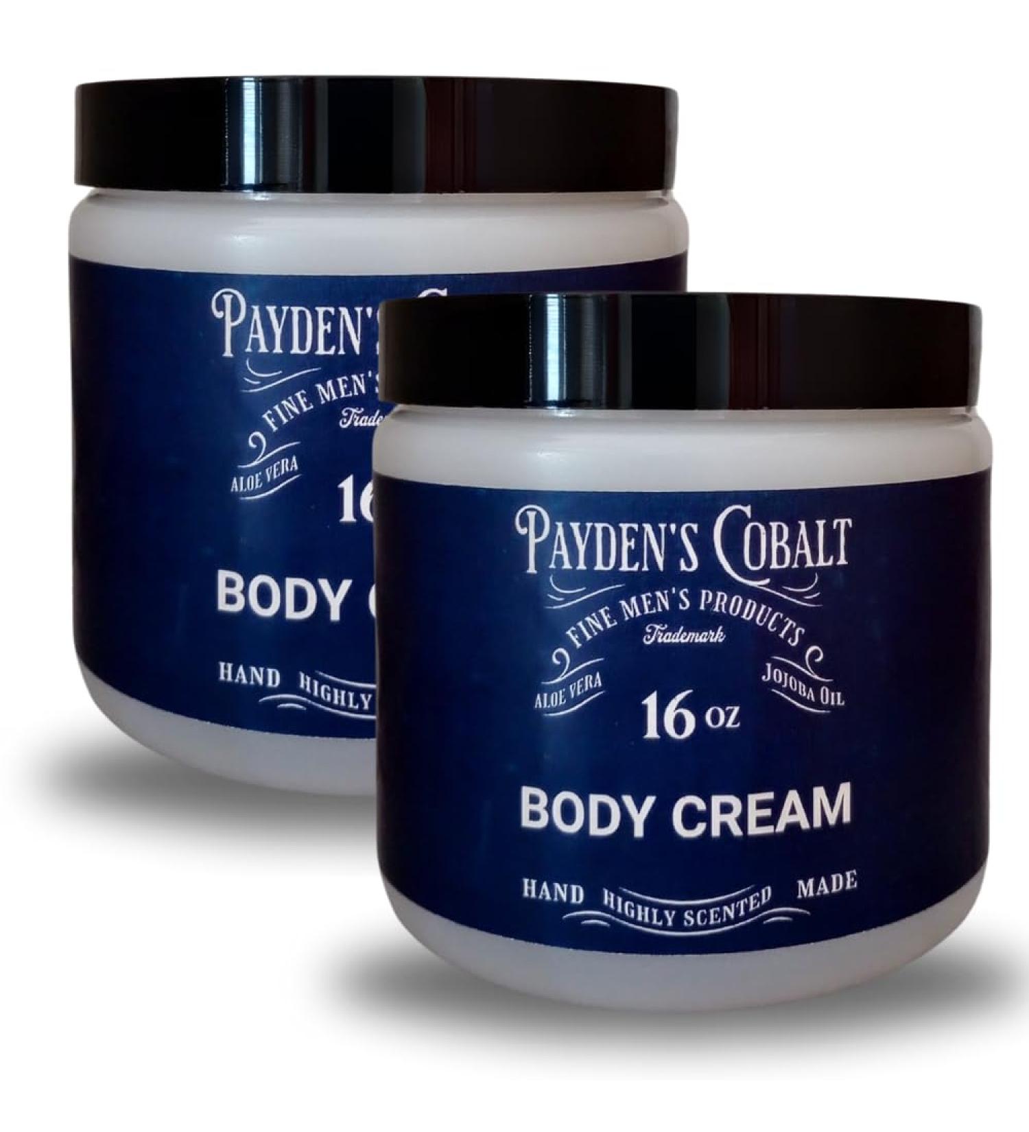 Payden's Cobalt Cedarwood Whiskey For Men Scented Body Cream 16 Oz (2 Pack) - Buy Online on GoSupps.com