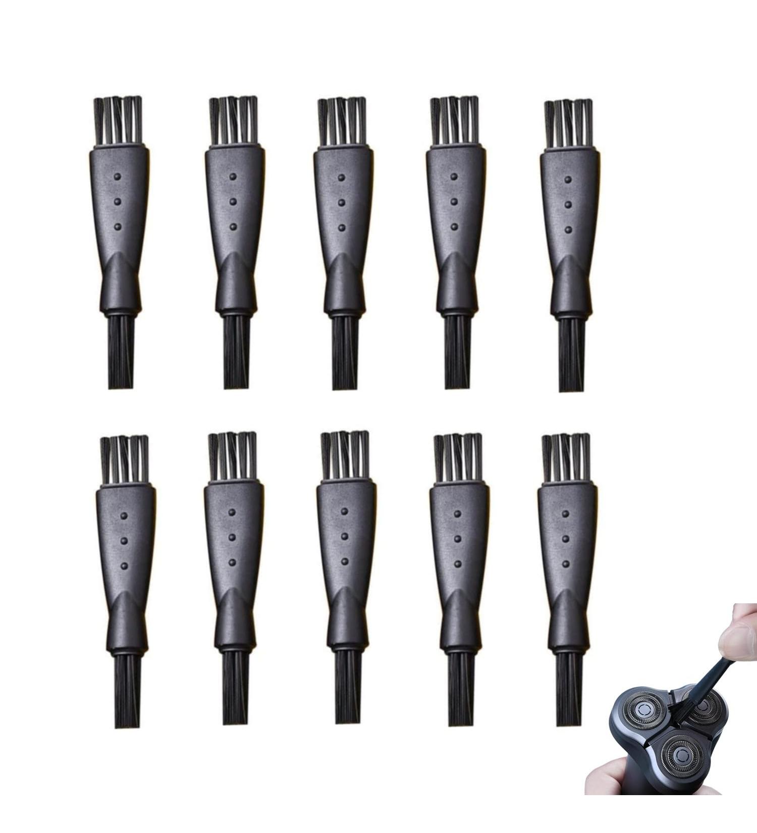 Antetics 10-Piece Electric Double-Sided Shaving Brush Cleaning Set - Nylon Bristle & PP Handle for Men | International Shipping Available - Buy Online on GoSupps.com