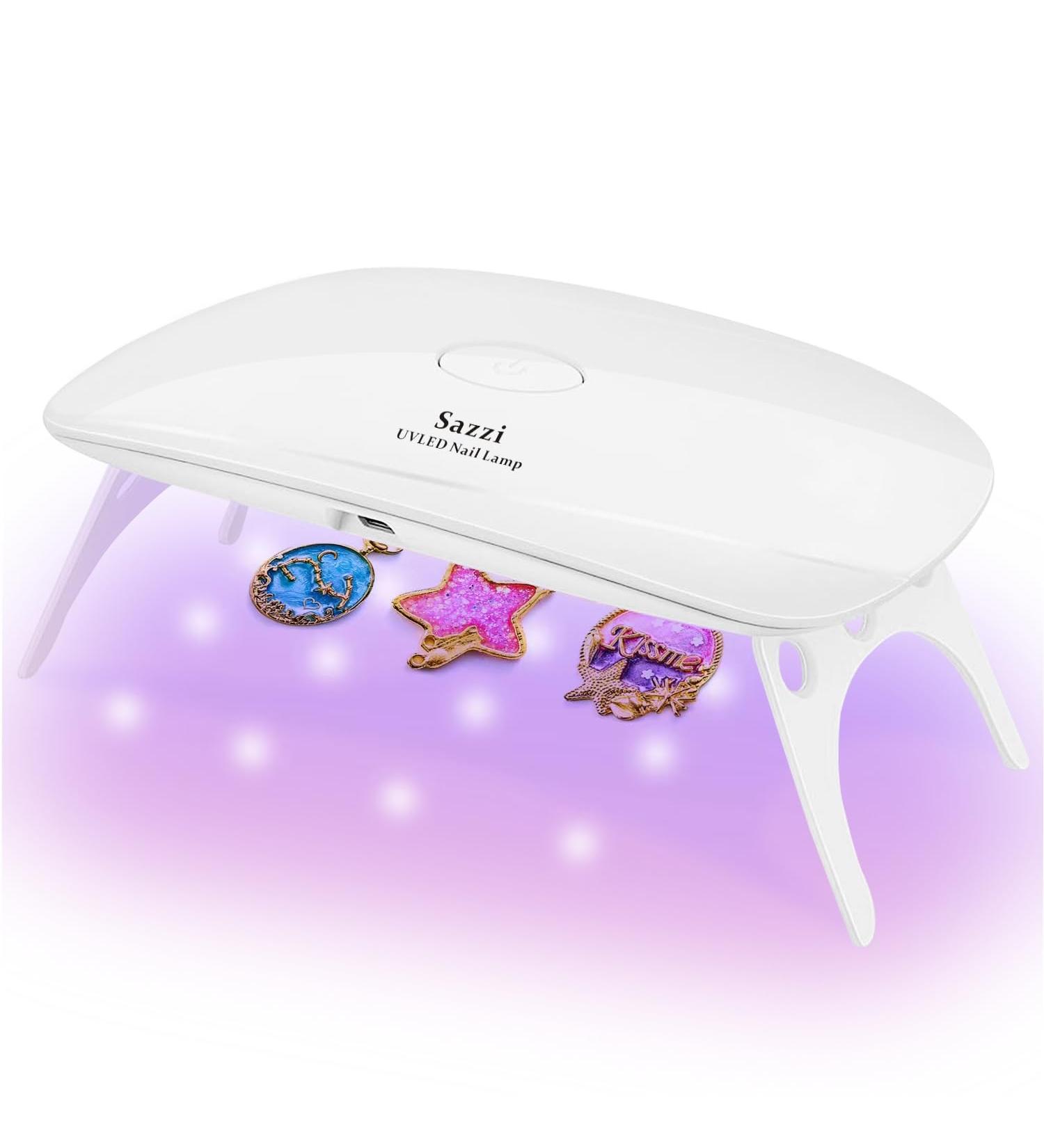 LED UV Nail Lamp 24W - Low Heat UV Light for Resin Cures 5 Nails Simultaneously Compatible with All Gels - Buy Online on GoSupps.com