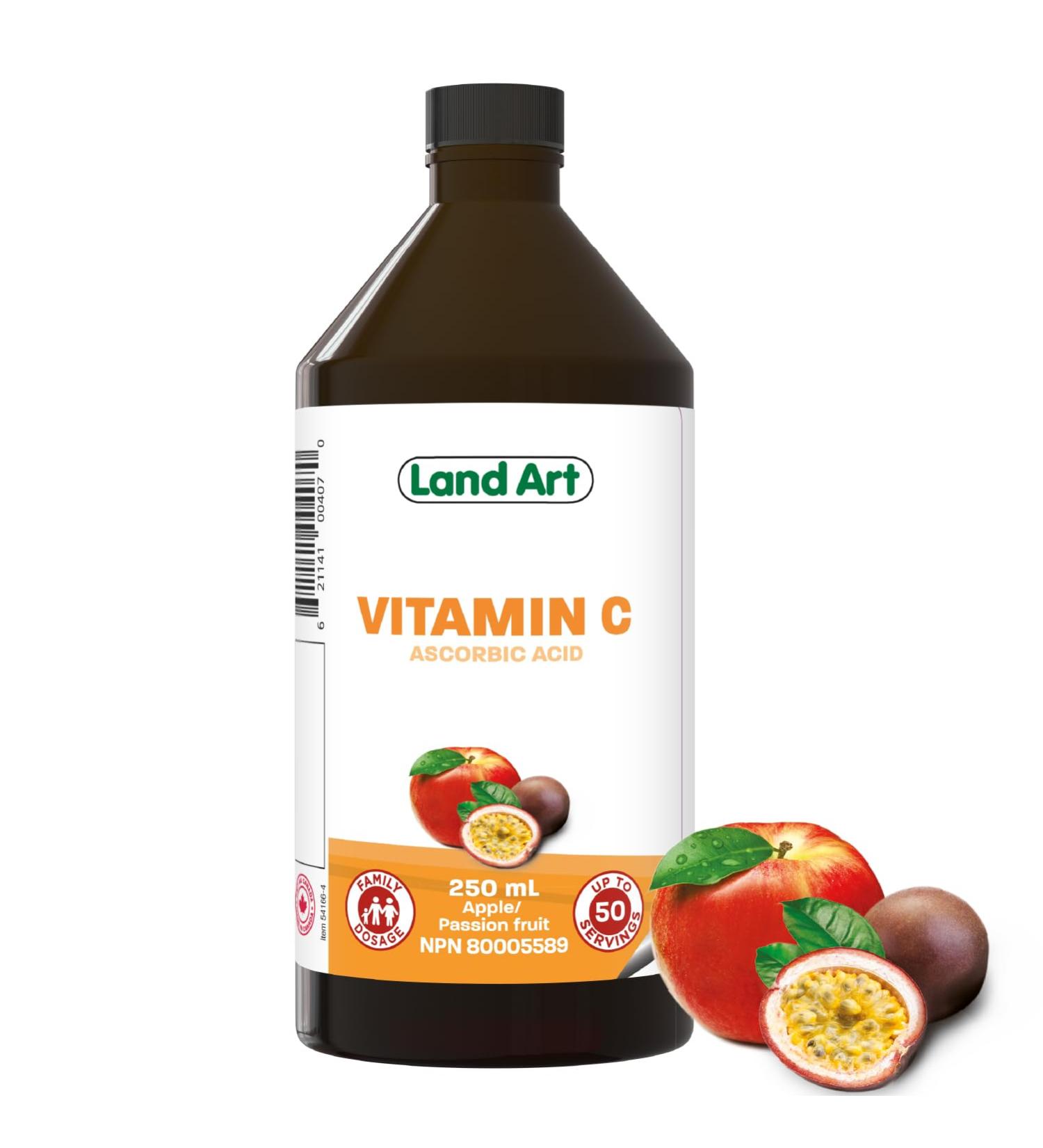 Vitamin C 250ml Immune System Support - Liquid Formula for Maximum Absorption - for Kids and Adults - Great Taste - Vegan - Non-GMO Gluten Free No Sugar Added - Made in Canada 250 ml (Pack of 1) - Buy Online on GoSupps.com