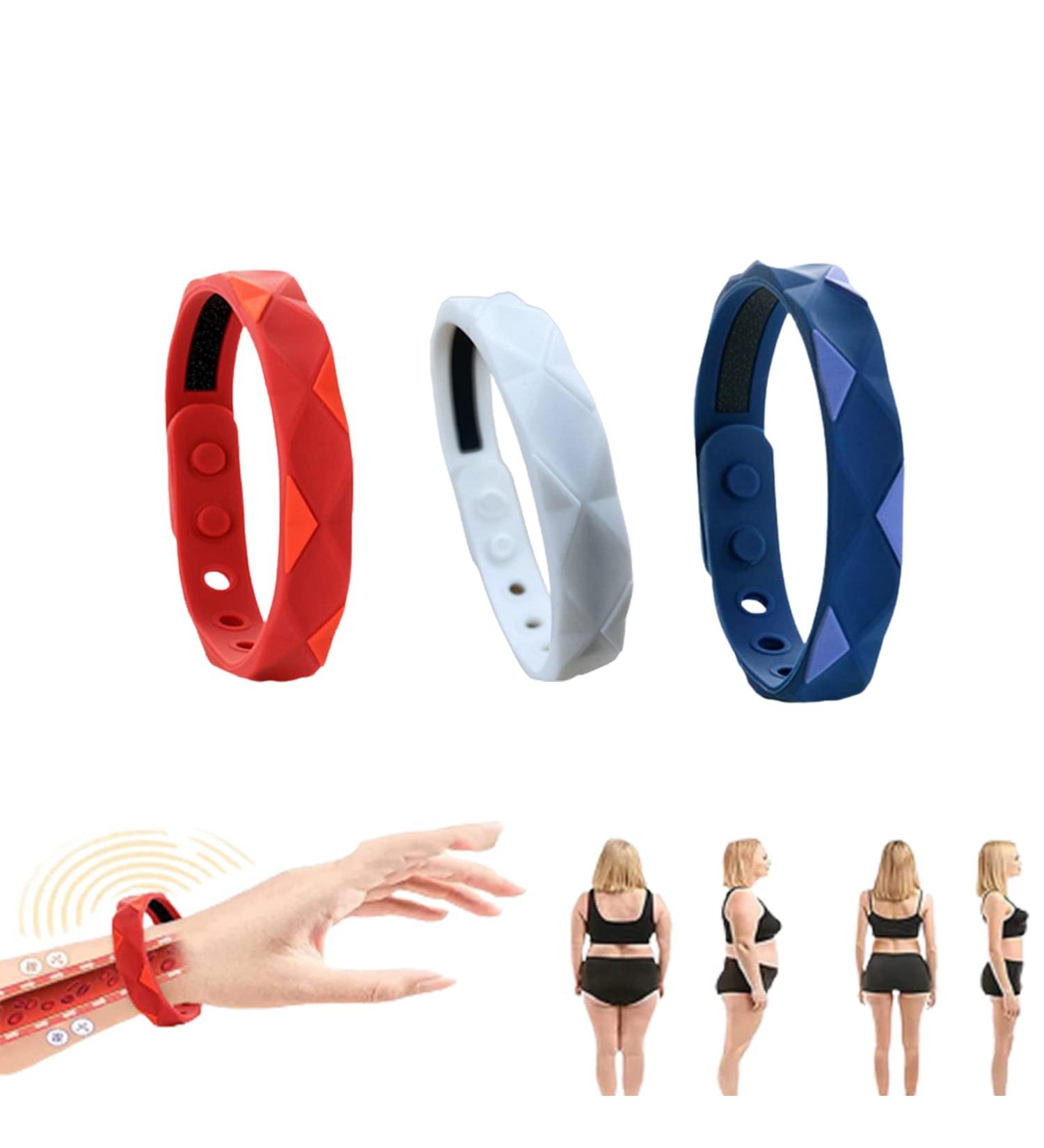 Buy Gwindi Redup Fern Infrared Armband - Adjustable Magnetic Bracelet for Lymphatic Drainage | Negative Ions | Cawik Arm Band | Men & Women (3PCS-C) - International Shipping - Buy Online on GoSupps.com