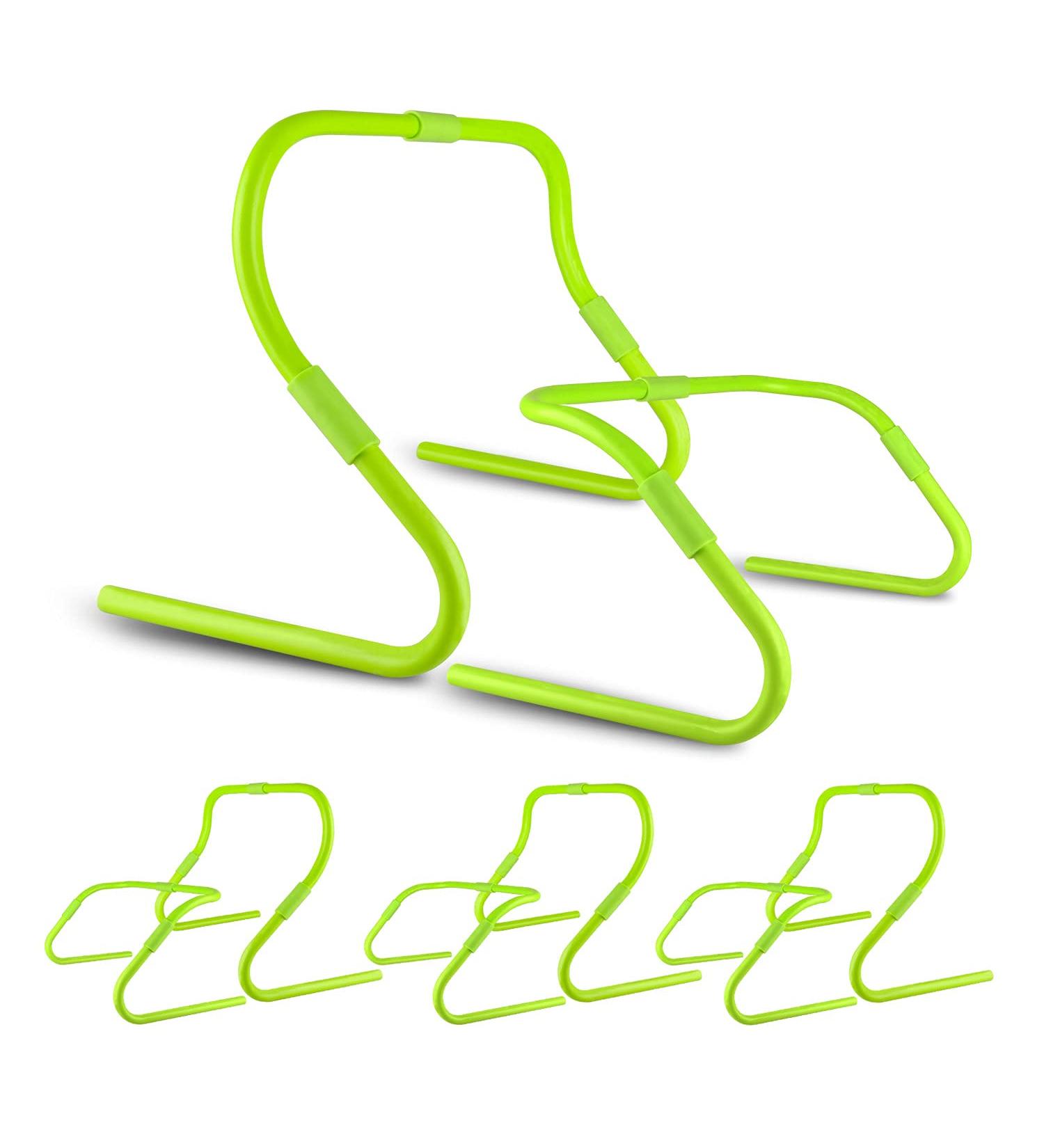 CAIKEI Upgraded Agility Speed Hurdles - Adjustable Height, Ultra Durable, 6 Pack Green - Buy Online on GoSupps.com
