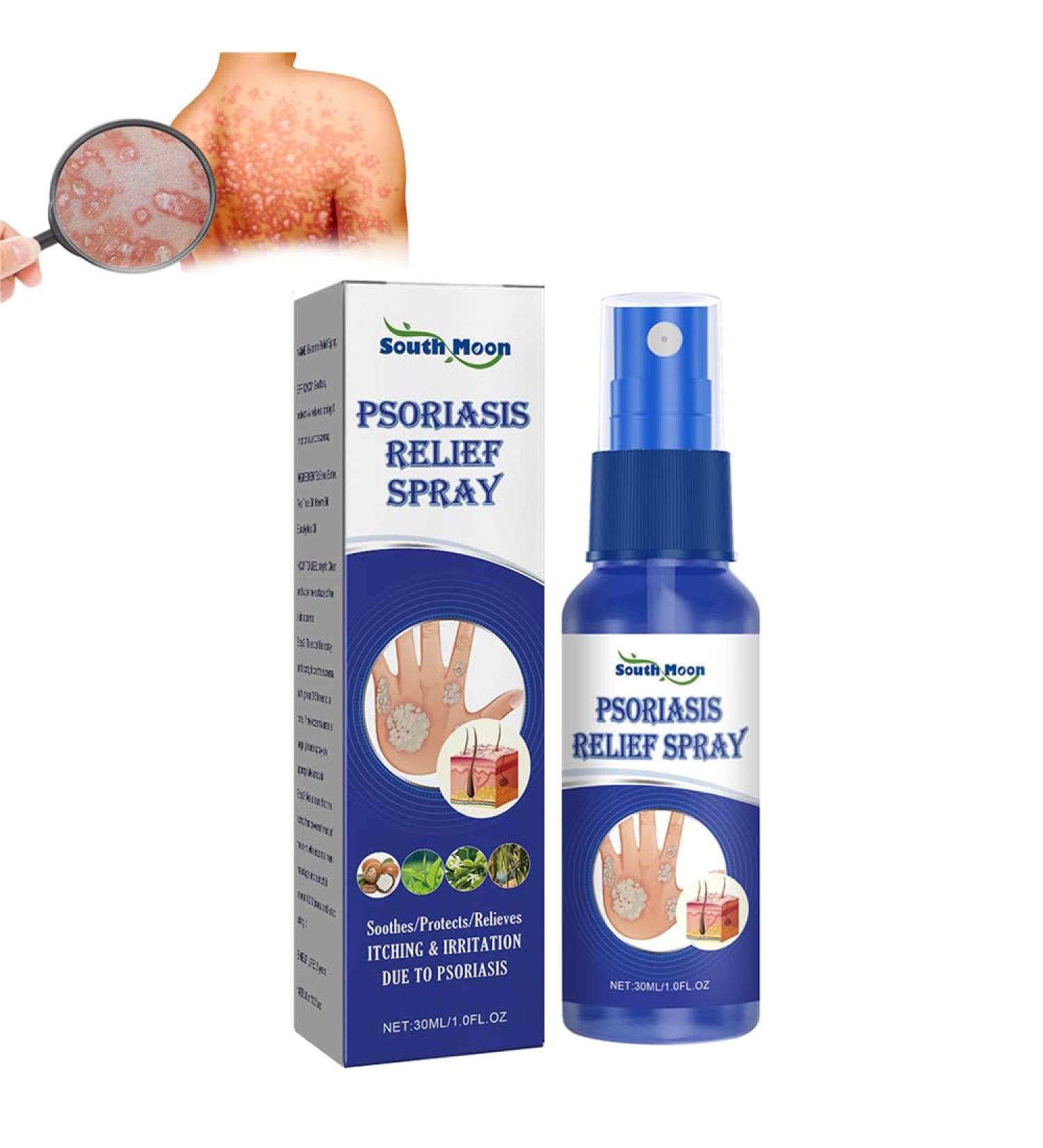 Mandurs South Moon Psoriasis Repair Spray - Herbal Treatment for Skin with Youth Bee Venom Cream (1pcs) - Buy Online on GoSupps.com