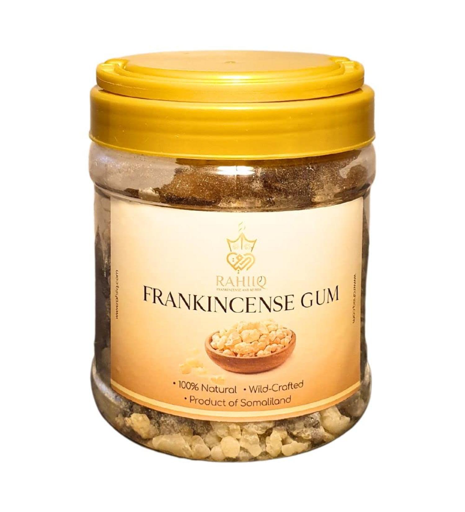 Rahiiq 250g | 100% Natural Organic Wildcrafted Frankincense Gum Boswellia Carteri Resin from Somalia - Buy Online on GoSupps.com