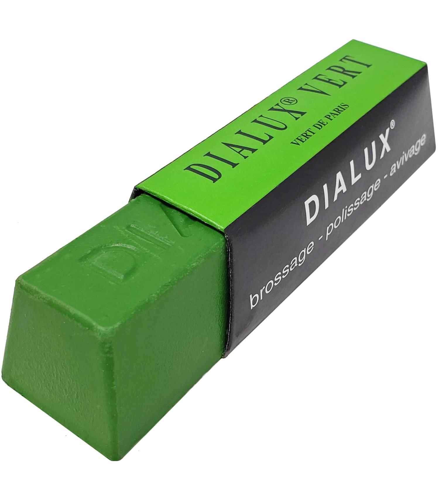 Silver Gold Jewelry Dialux Polishing Compound Yellow, Gray, Green, Red, Orange, White, Blue and Black Jewelry Making Metal Buffing Cleaning Abrasive Finishing (Green)