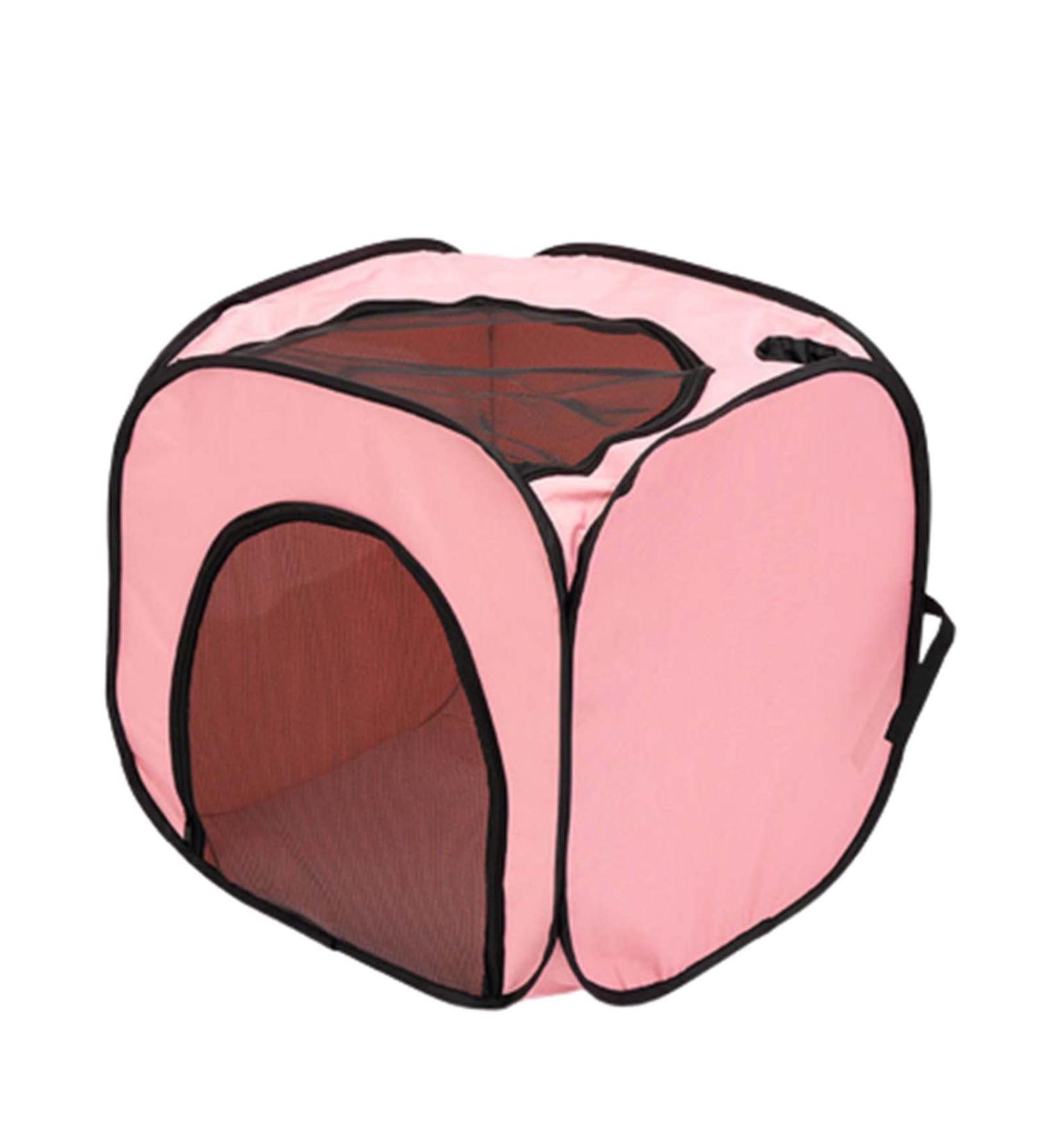 MAZLJ Pet Dryer Pet Hair Dryer Cage Pet Drying Box Pet Dog Hair Dryer Cat Bath Drying Bag Pink 52cm - Buy Online on GoSupps.com