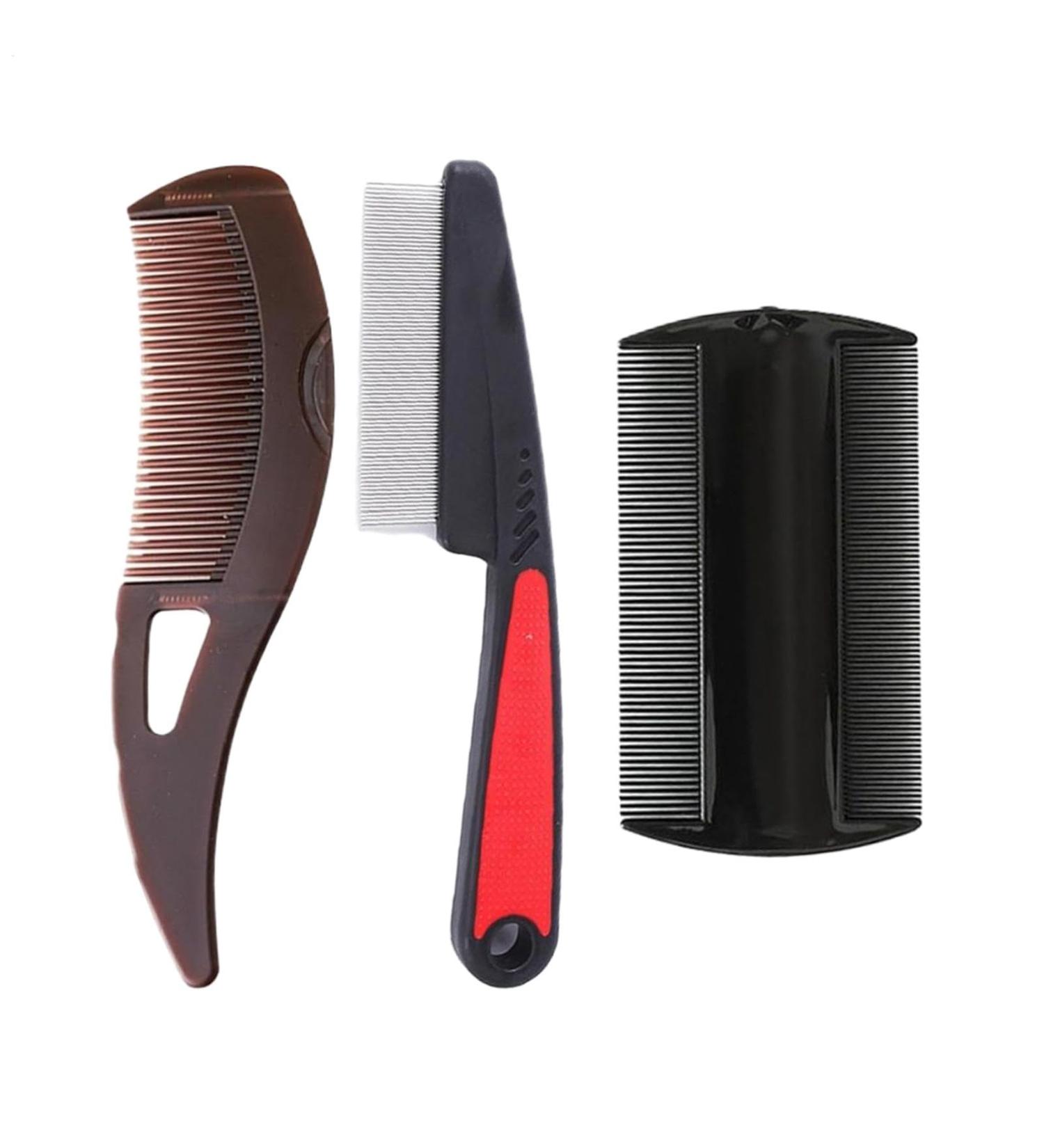 Peigne dents fines ergonomique - Peigne poux portable pour les soins du cuir chevelu et les soins capillaires - Sant durable pour la maison la famille et un usage quotidien - Buy Online on GoSupps.com