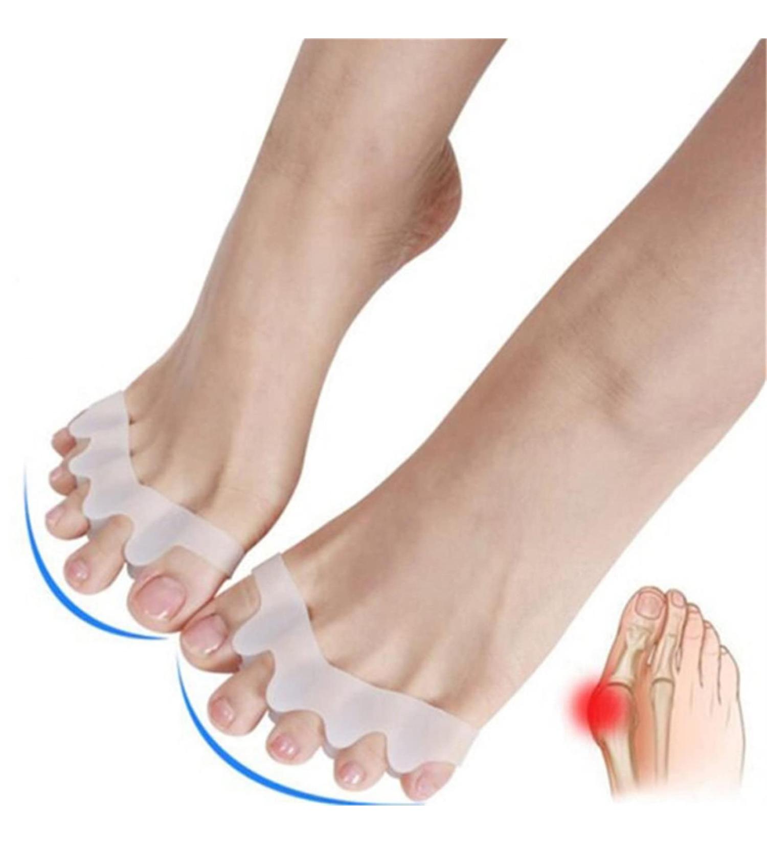 XUEQI Silicone Bunion Corrector Toe Separators - 1 Pair for Toe Straightening and Spacing - Buy Online on GoSupps.com