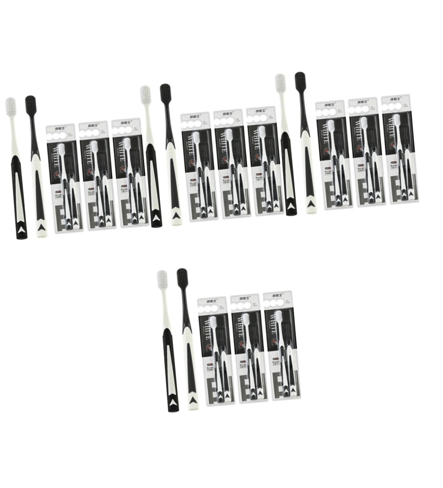 Shop Healvian 16 Pairs Travel Toothbrush - Natural Soft Gum Cleaner & Teeth Accessories for Effective Oral Care - Buy Online on GoSupps.com