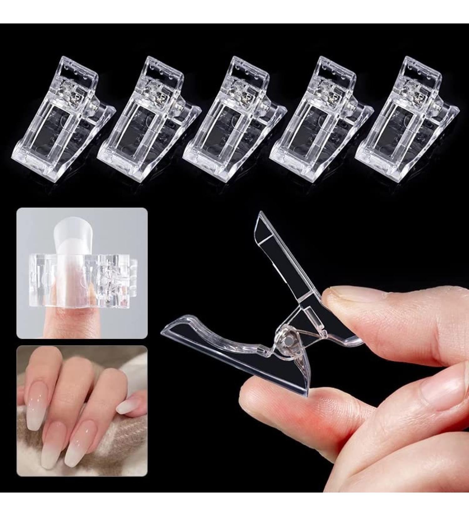 Nail Tips Clip Poly UV Builder Gel Extension Clamp - Set of 5 - Buy Online on GoSupps.com