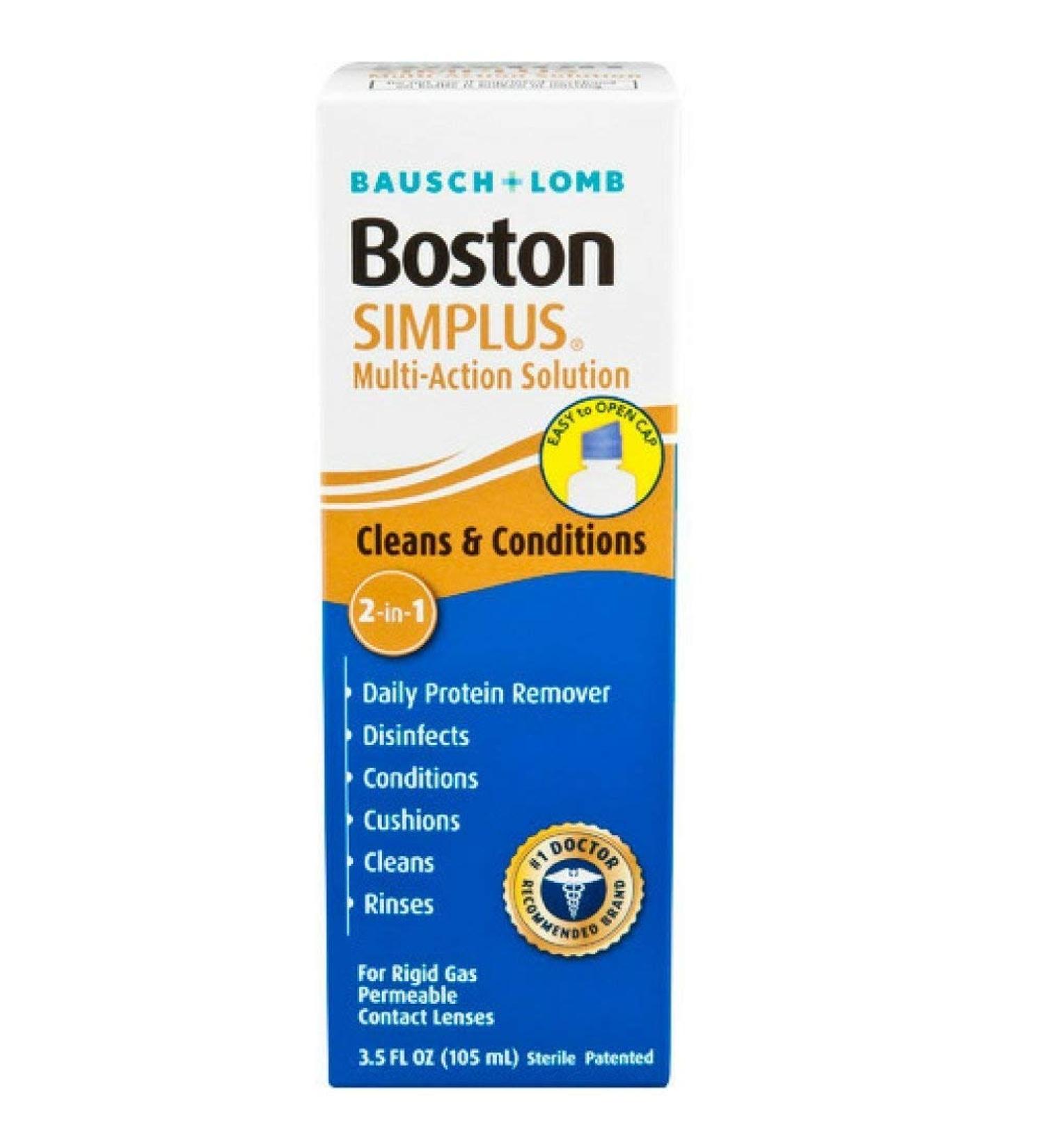 Bausch & Lomb Boston Simplus Multi Action Solution with Daily Protein Remover 3.5 oz
