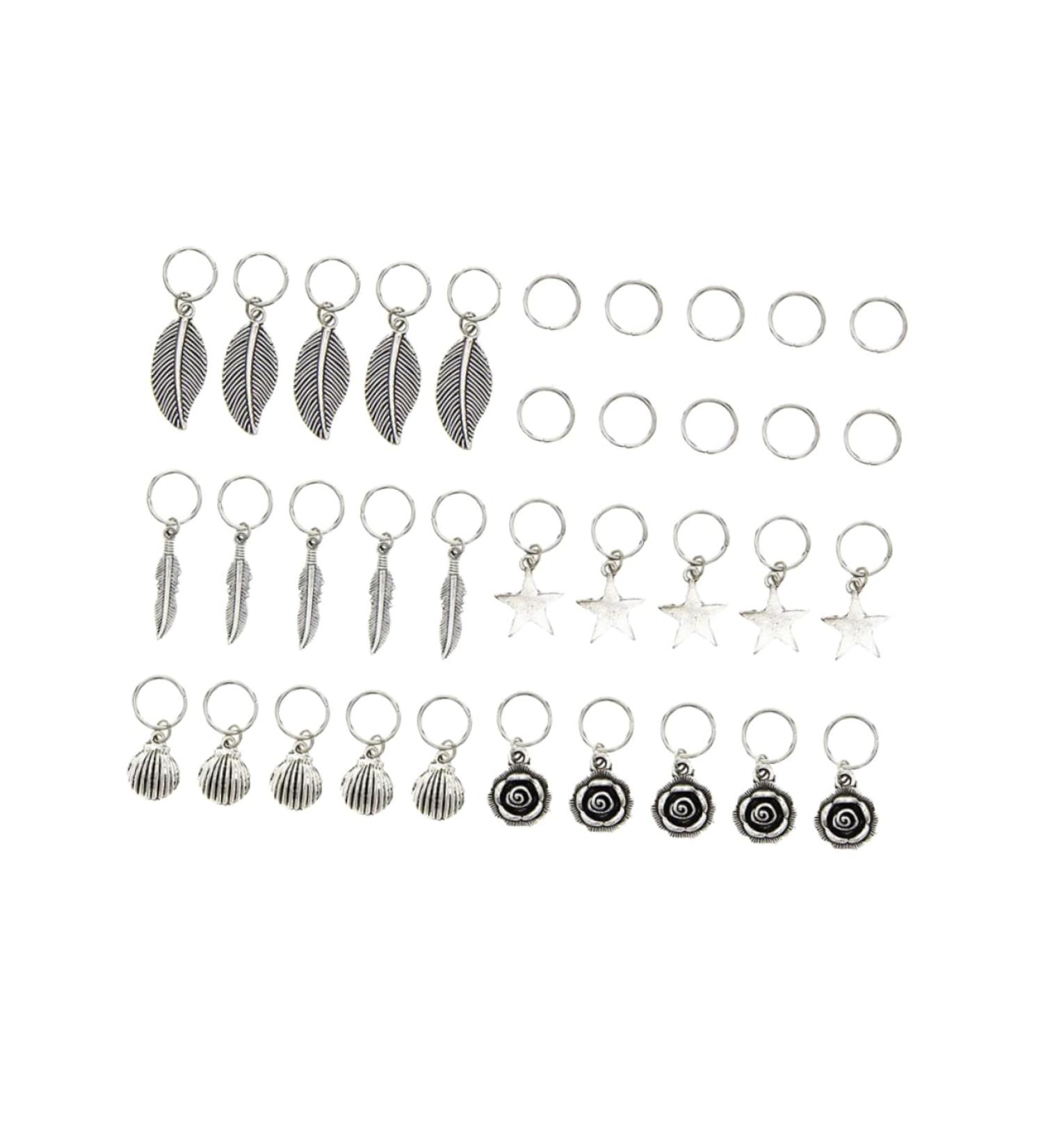 Beaupretty Dreadlocks Cuffs braids decoration dreadlock braids jewelry hair Braiding Beads Hair Braids Beads Braiding Hair Jewelry Braid Cuffs silver Hair Tube Hair Cuffs weave - Buy Online on GoSupps.com