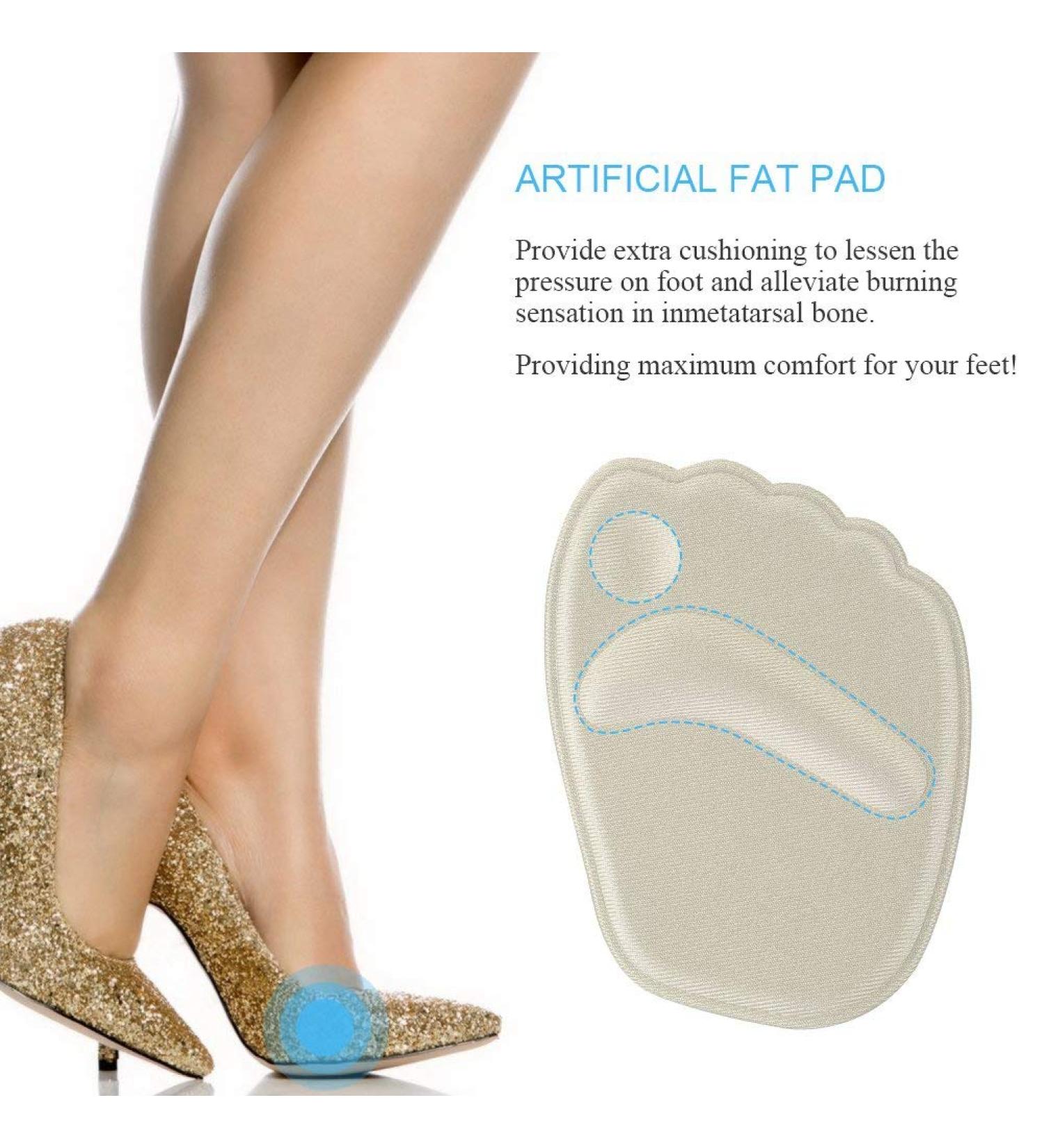 Thick Ball of Foot Pads - 2 Pairs Antislip Gel Metatarsal Pads for Ultimate Comfort - Shop Internationally - Buy Online on GoSupps.com