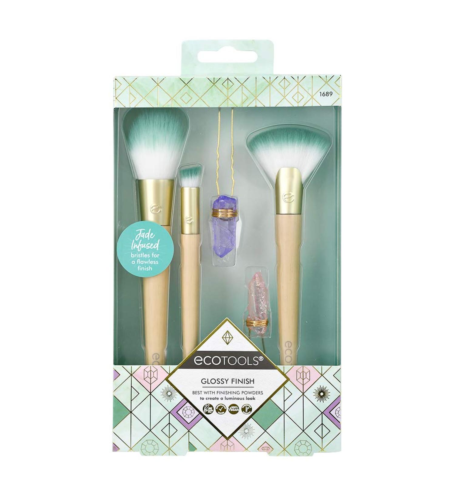 EcoTools 5-Piece Glossy Finish Beauty Kit | Eco-Friendly Makeup Tools - Buy Online on GoSupps.com